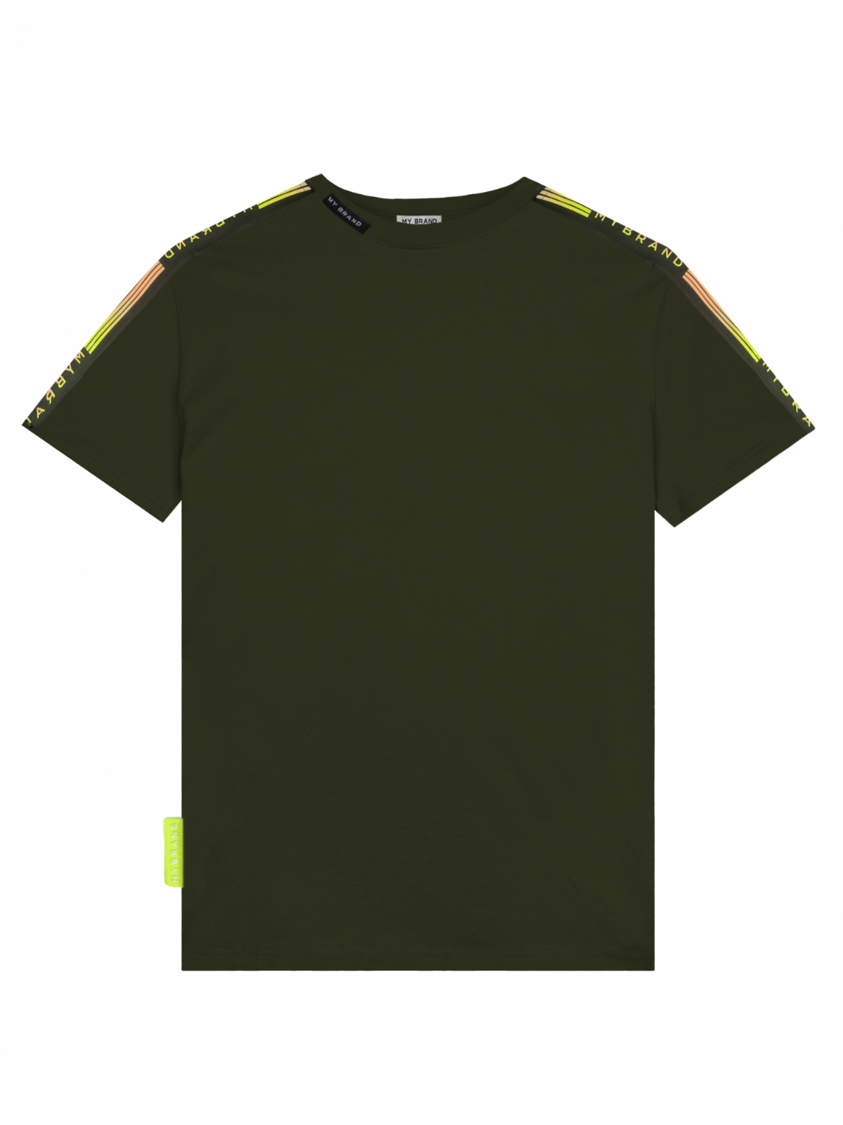 MB Stripes Gradient Swimshirt Military Green | ARMY