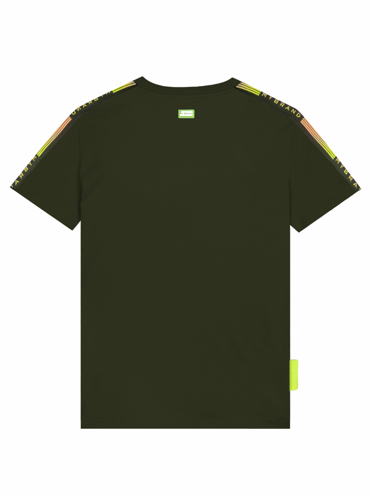 MB Stripes Gradient Swimshirt Military Green | ARMY