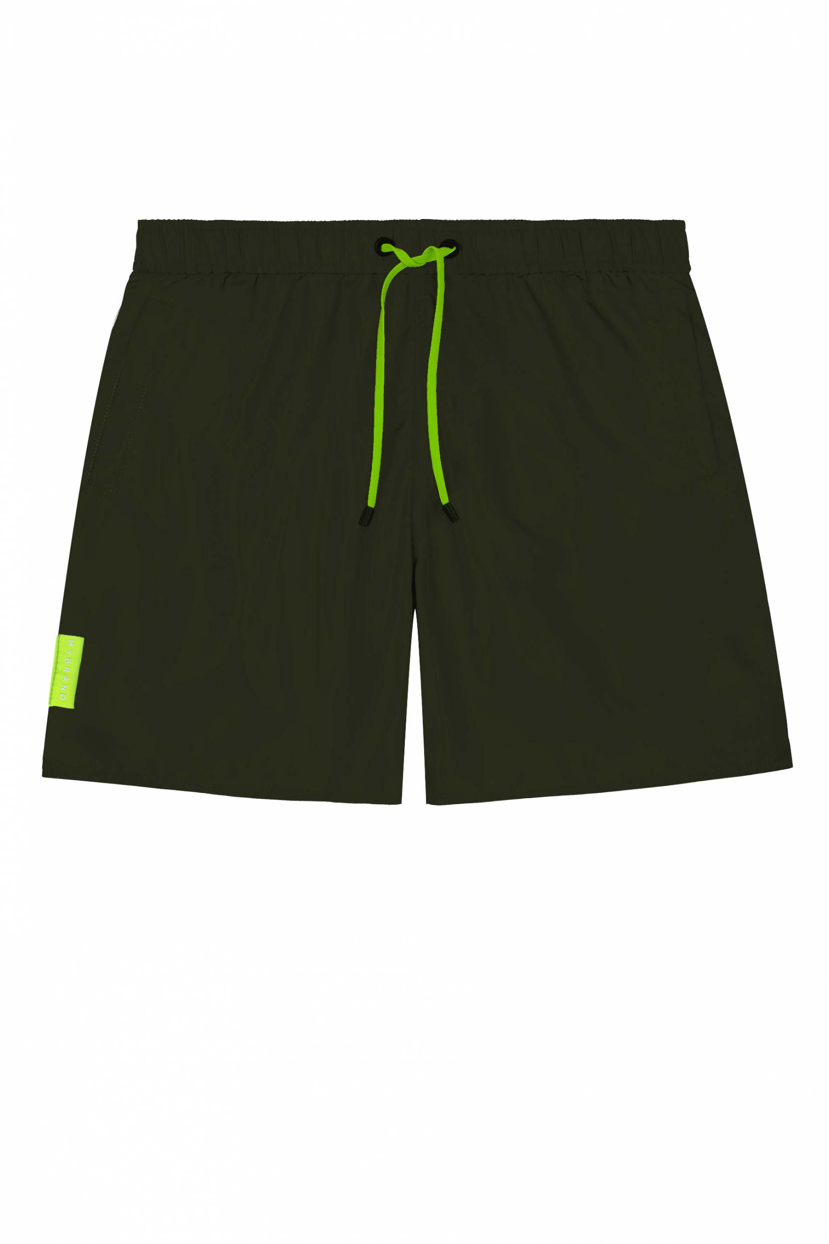 MB Stripes Gradient Swimshort Military Green | ARMY