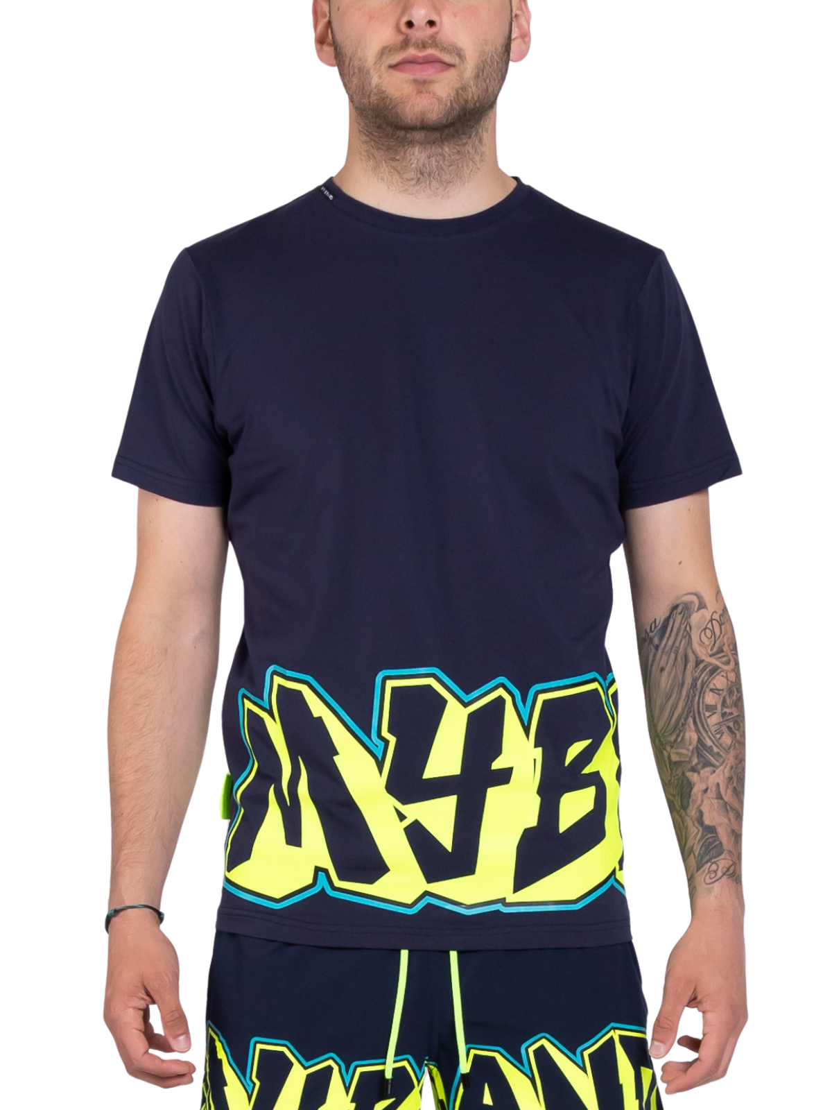 Street Art Swim Capsule T-Shirt Navy | NAVY