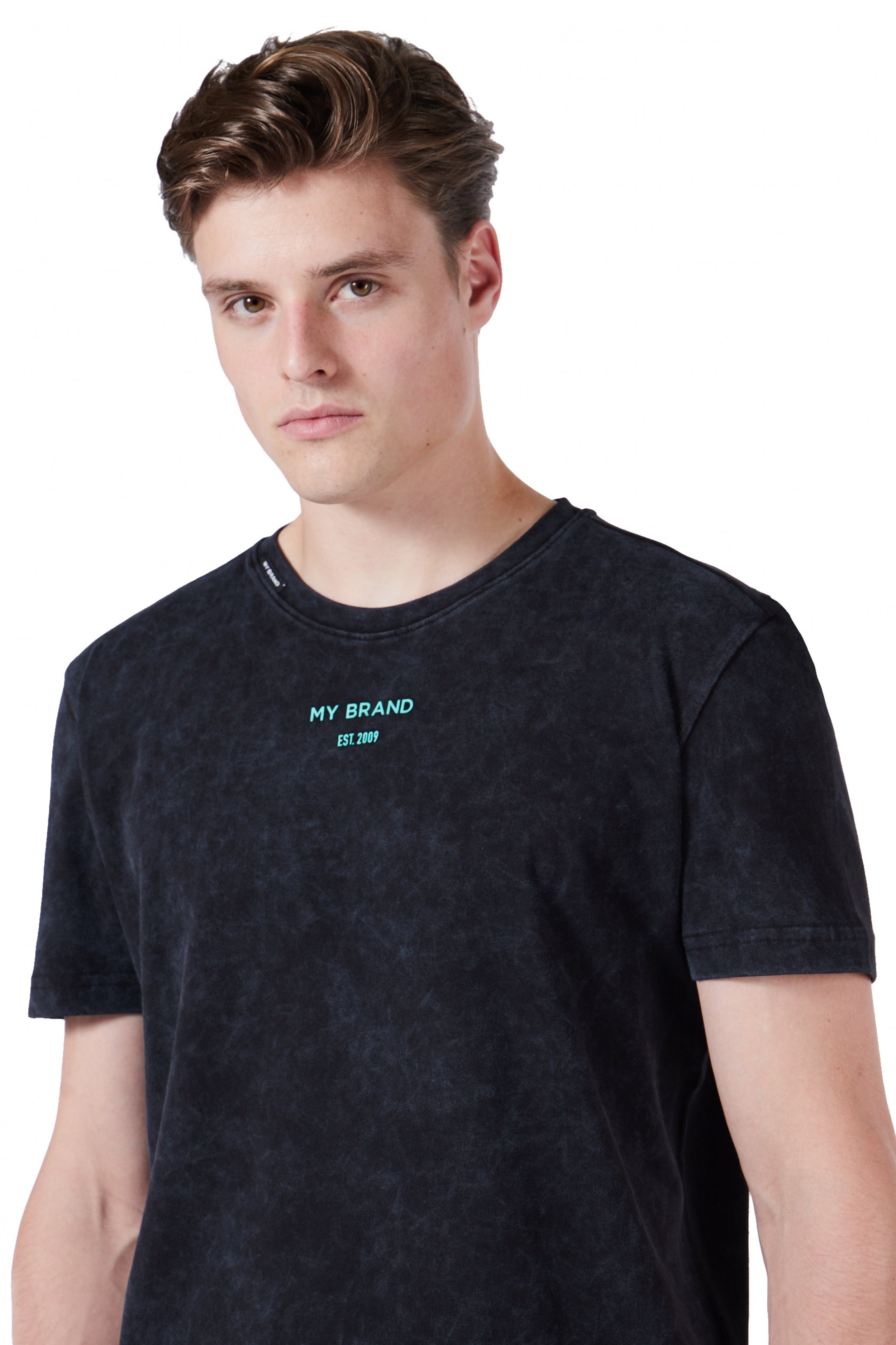 MB OUTLINED LOGO BACK T-S | BLACK