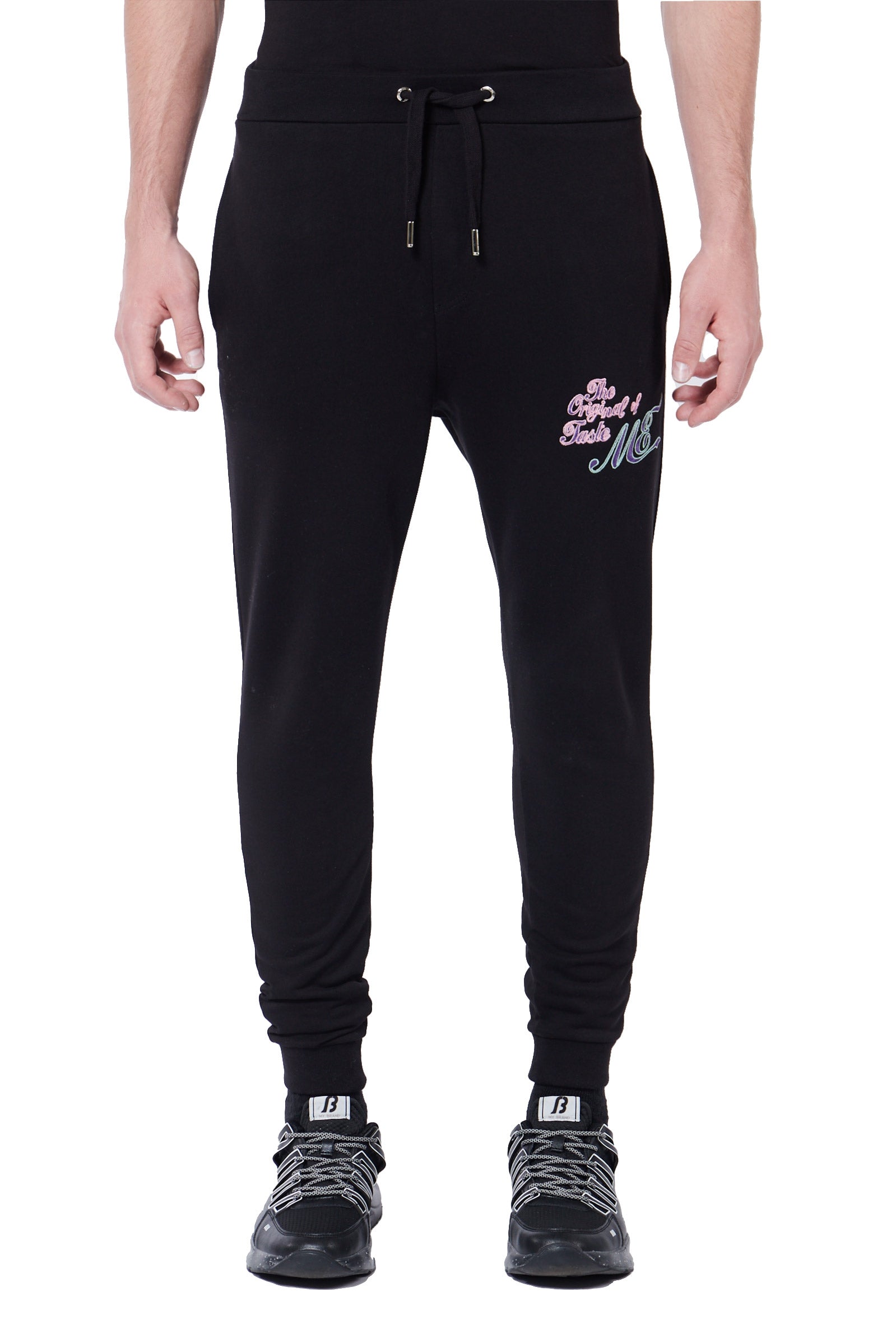 PANTALÓN DE JOGGING CON SABOR ORIGINAL | NEGRO