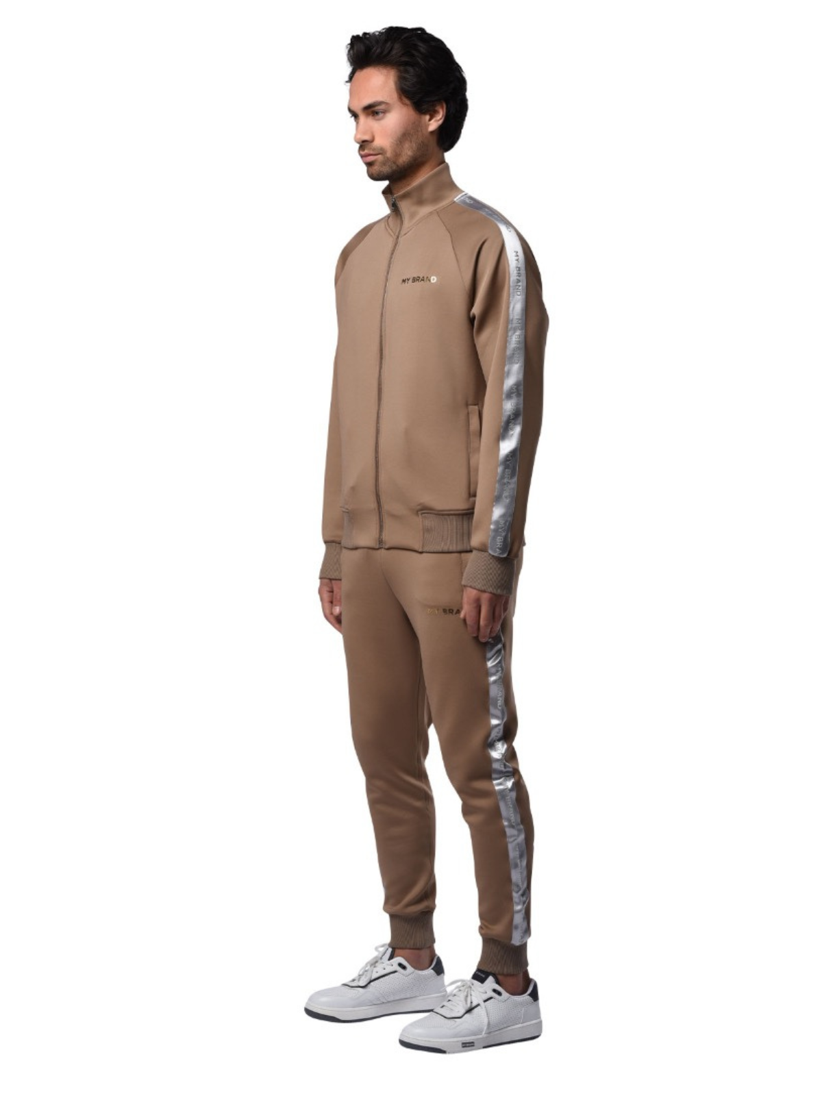 Stripe Tracksuit Lw JackeT | BEIGE