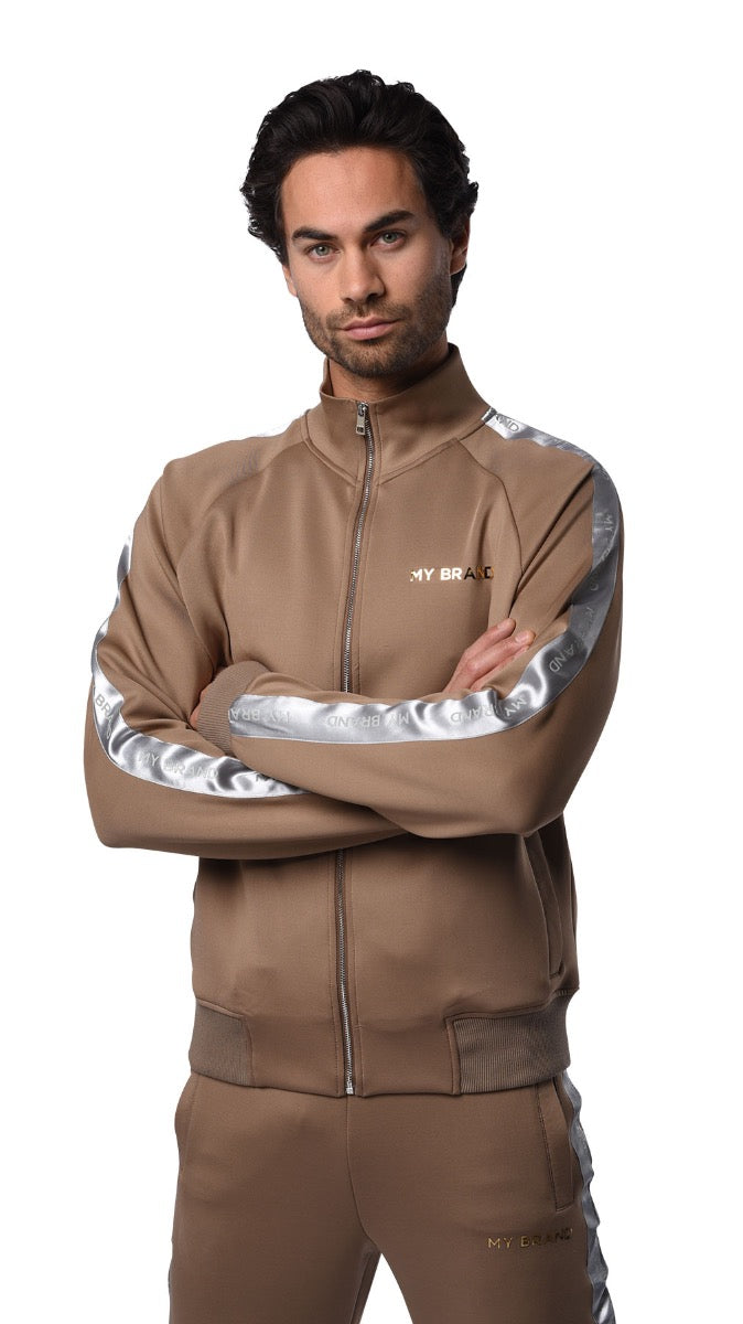 Stripe Tracksuit Lw JackeT | BEIGE