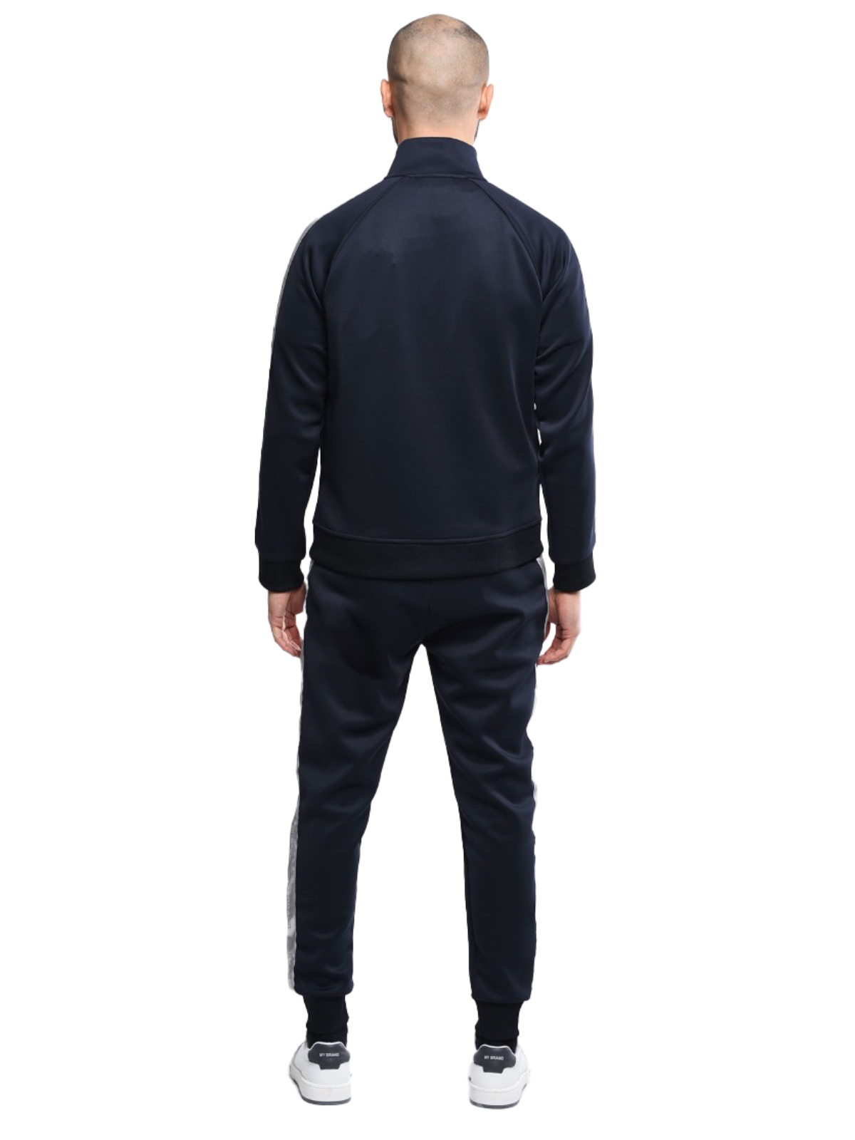 Stripe Tracksuit Na Jacket | NAVY