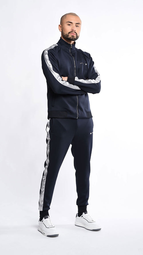 Stripe Tracksuit Na Jacket | NAVY