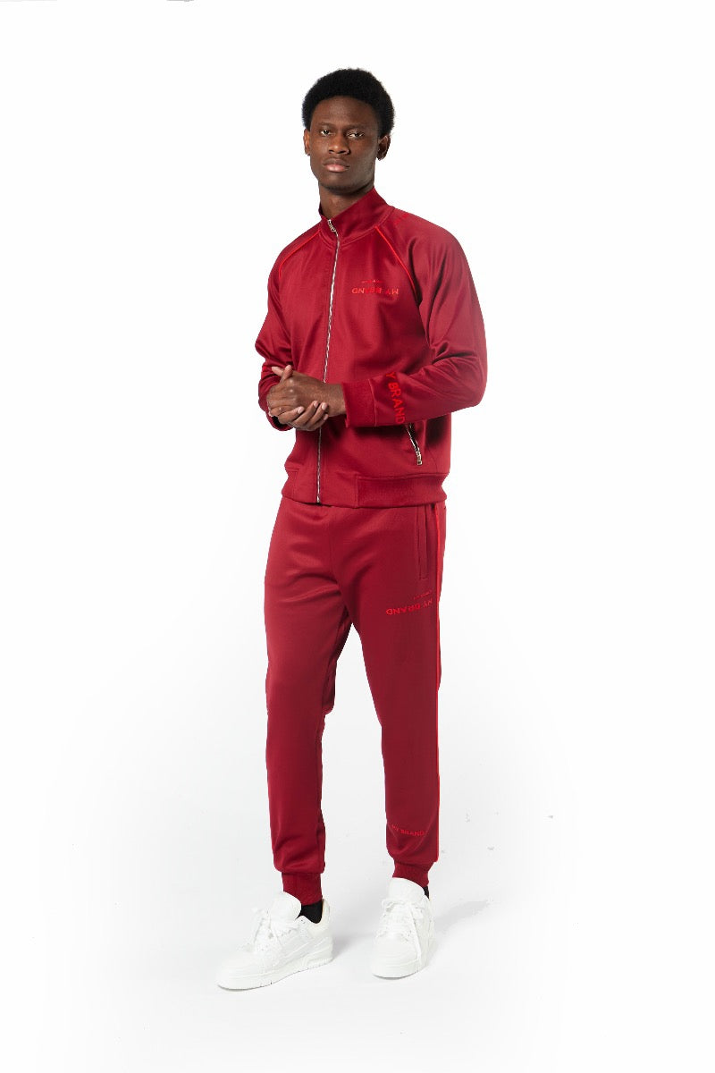 Multi Branding Tracksuit | BURGUNDY