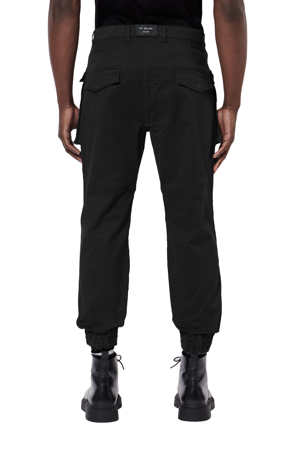 DUNDER BOLD POCKET CARGO PANT | BLACK