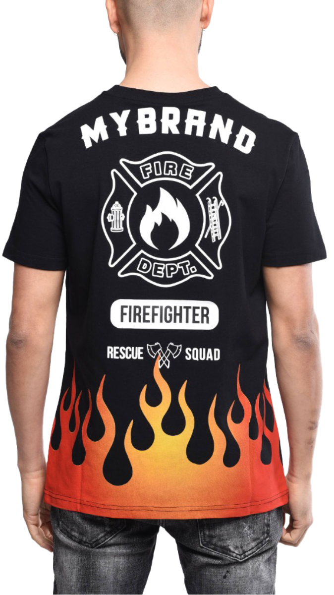 Mb Fire T-Shirt Black | BLACK