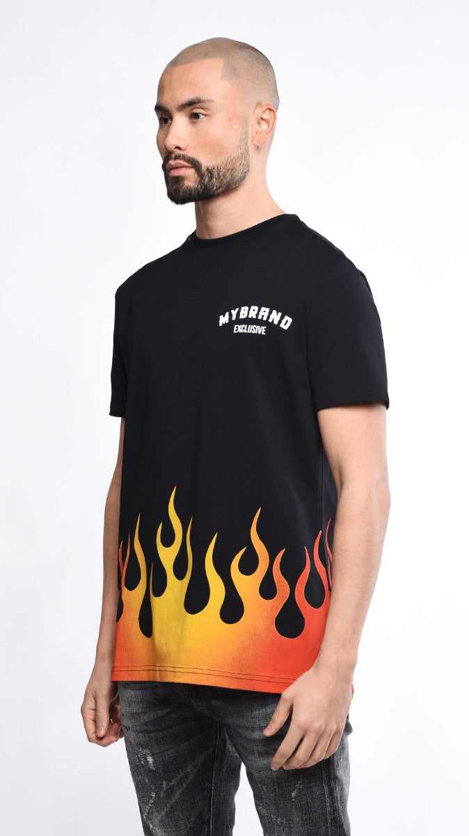 Mb Fire T-Shirt Black | BLACK