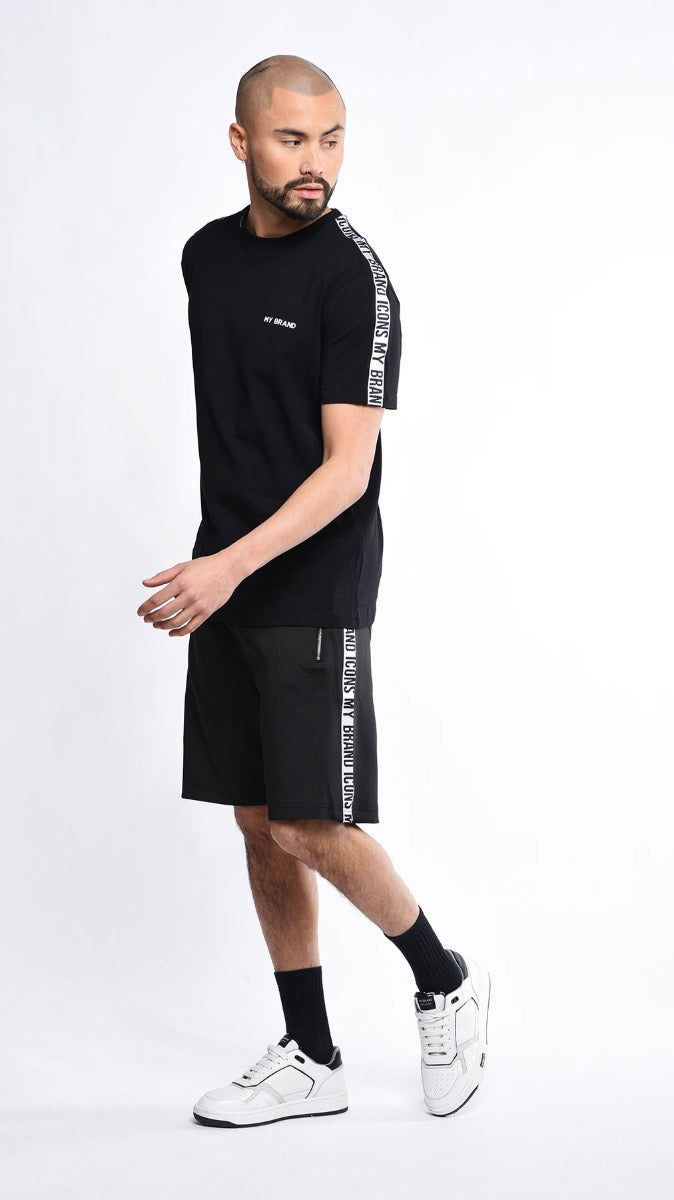 Track Short Icons Black | BLACK