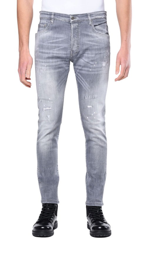 1277-2 - Light Grey Jeans | GREY JEANS