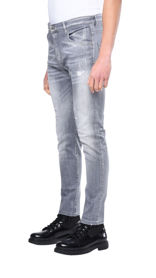1277-2 - Light Grey Jeans | GREY JEANS