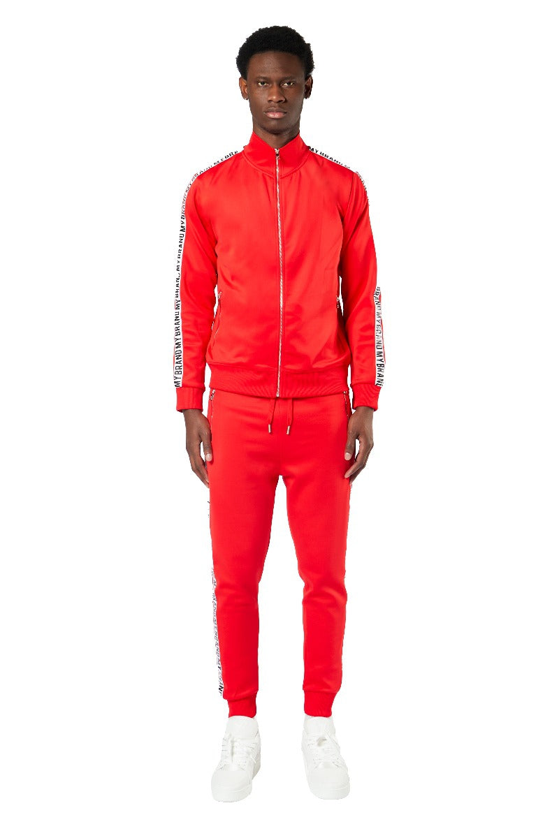 My Brand Tape Tracksuit | RED