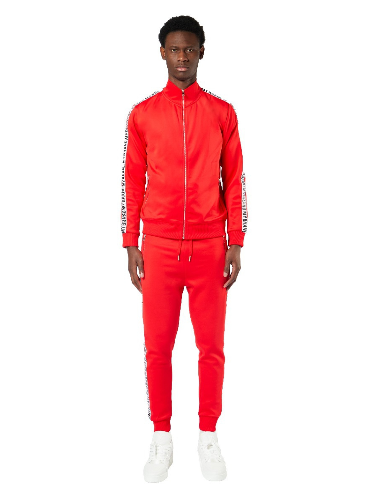 My Brand Tape Tracksuit | RED