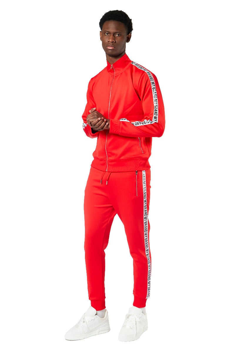 My Brand Tape Tracksuit | RED