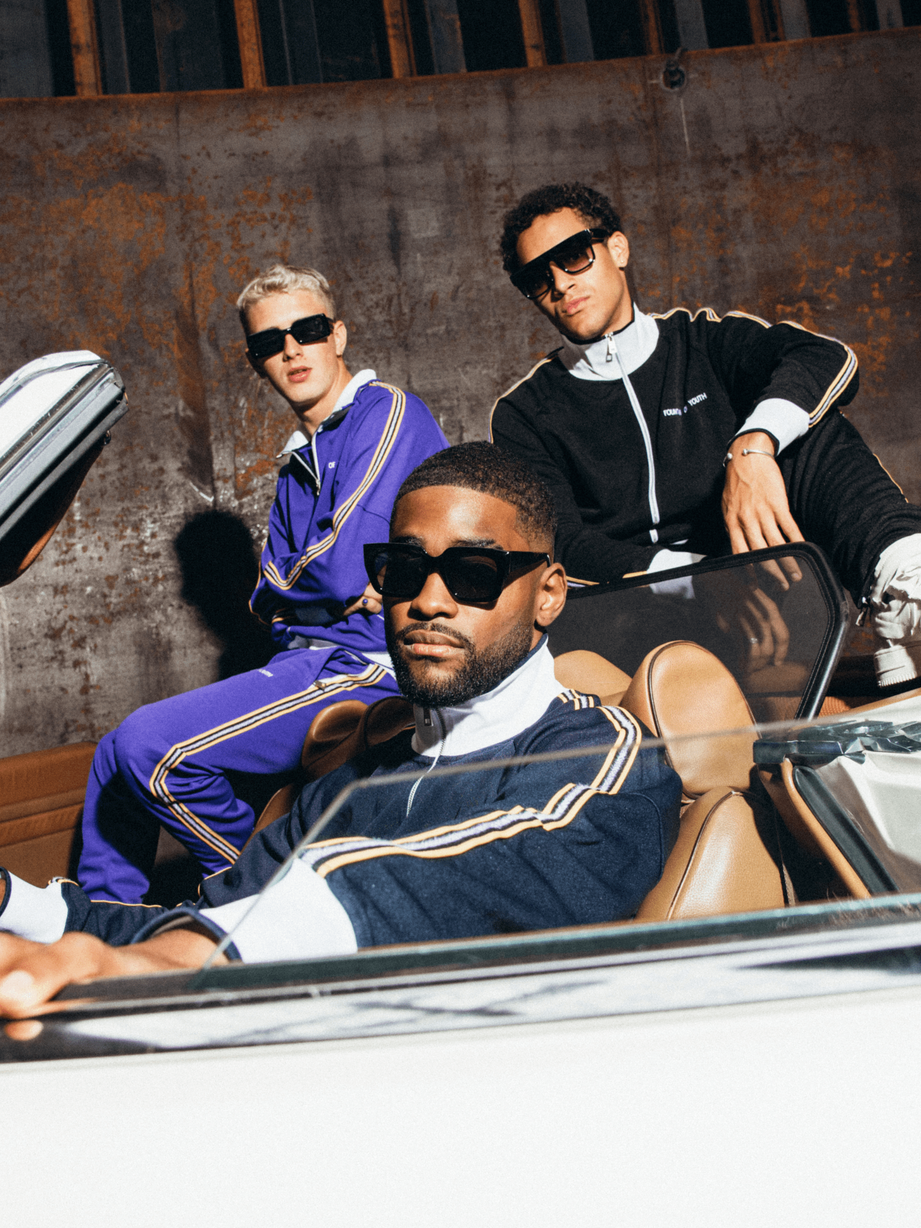 FOY TRACK JACKET | NAVY