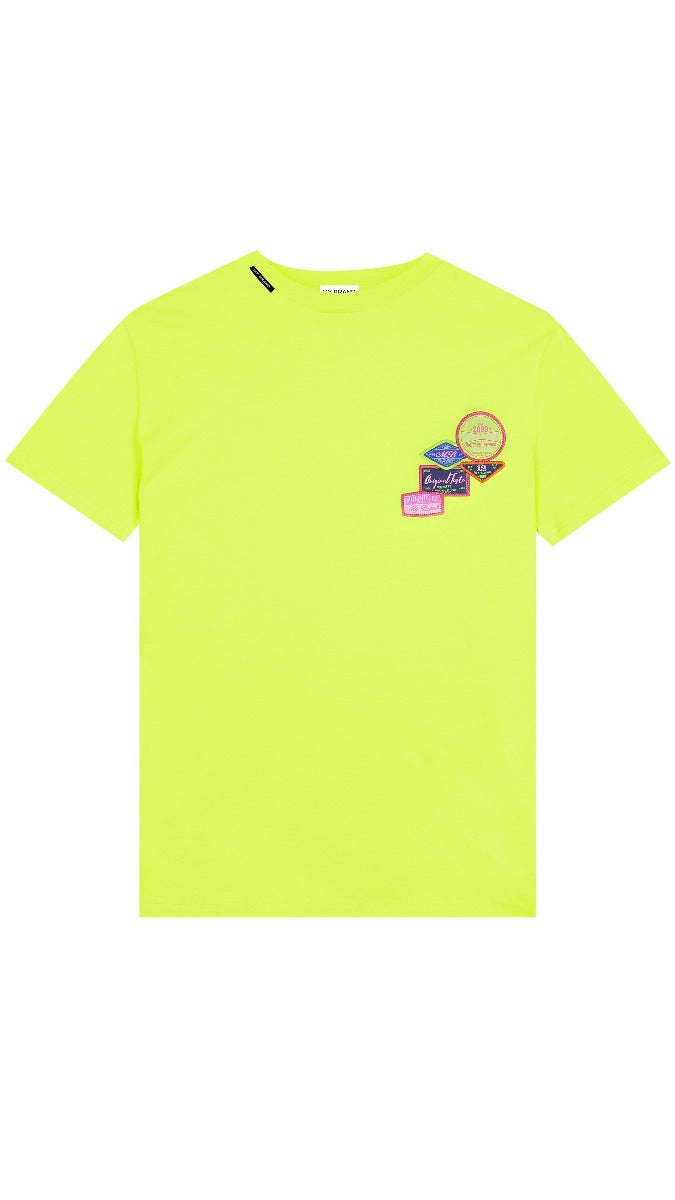 MB OLD SKOOL PATCHES T-SH | NEON YELLOW