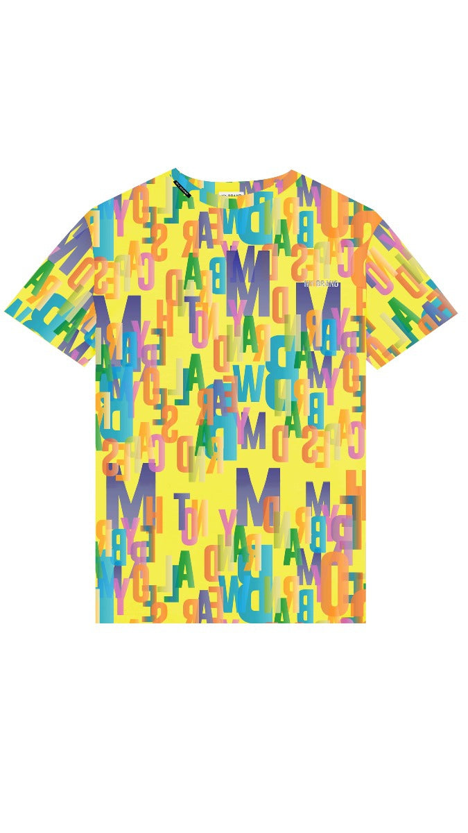 MB LETTERS GRADIENT T-SHI | MULTI COLOR