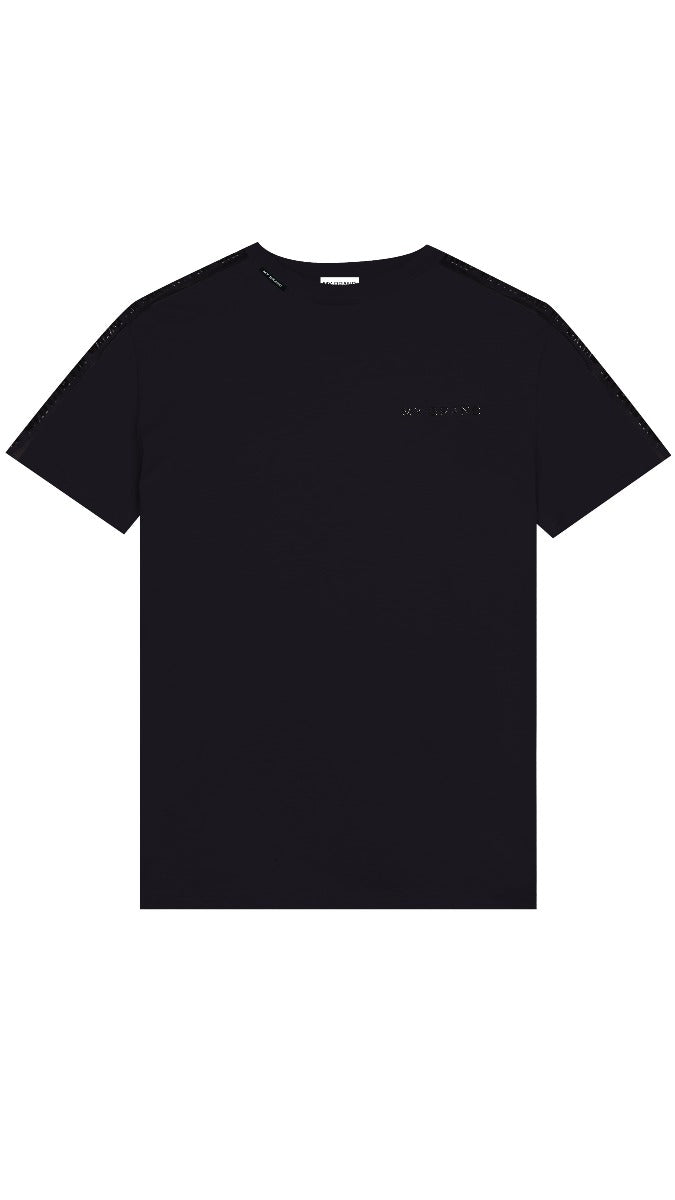 MB LOGO TAPING T-SHIRT | BLACK