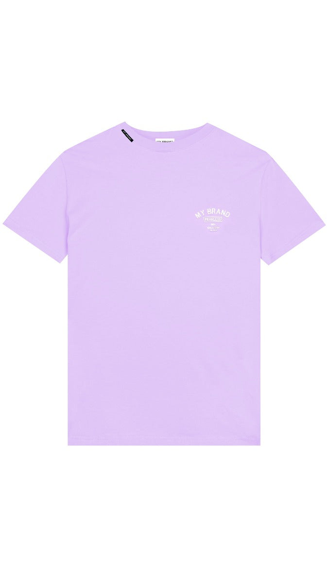 MYBRAND VARSITY T-SHIRT | LIGHT PURPLE