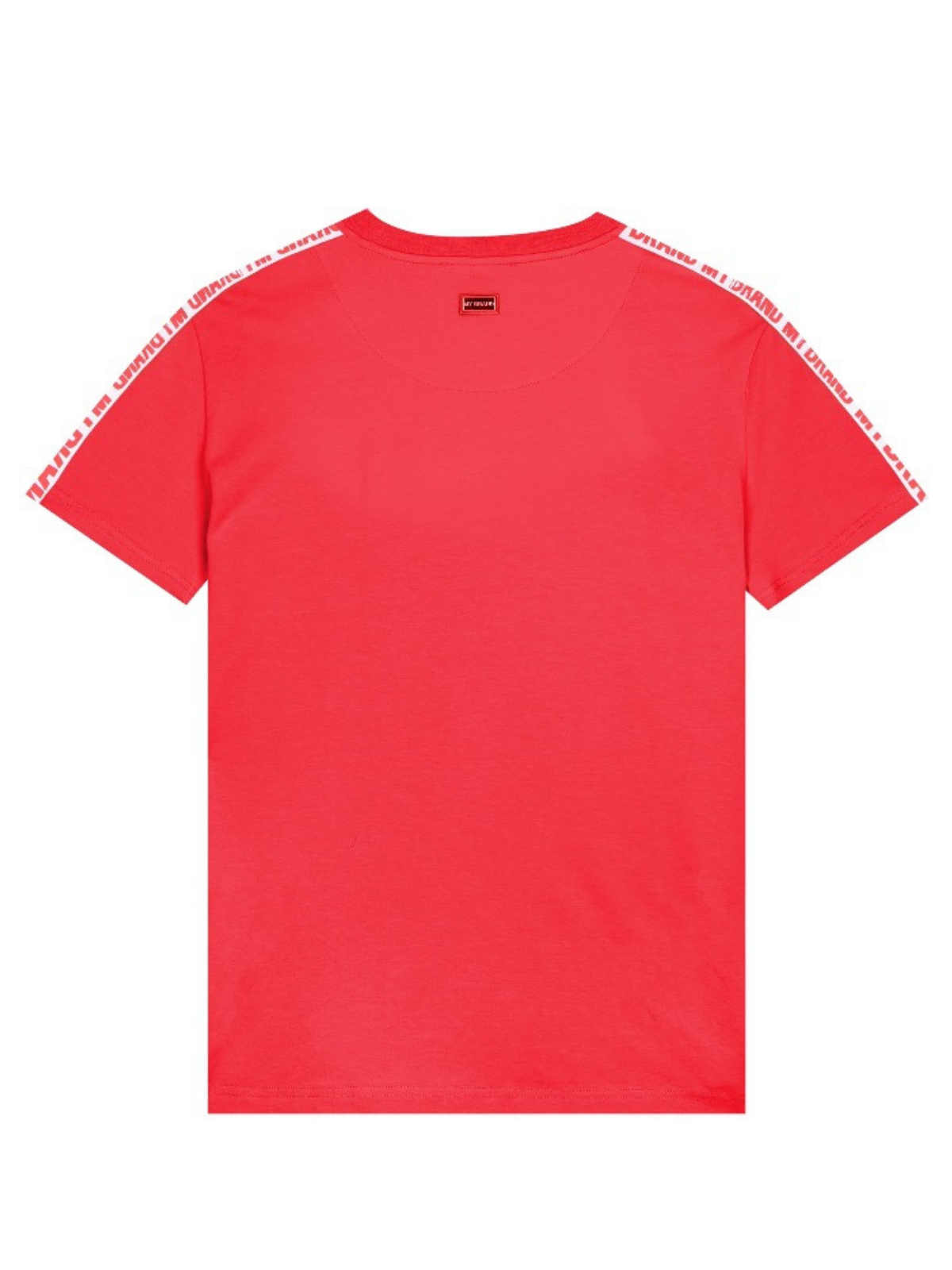 MB LOGO TAPING T-SHIRT | RED