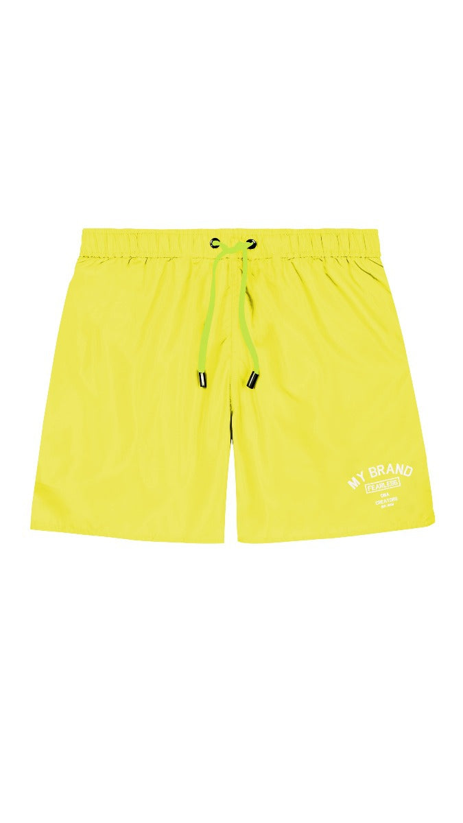 MYBRAND VARSITY SWIMSHORT | NEON YELLOW