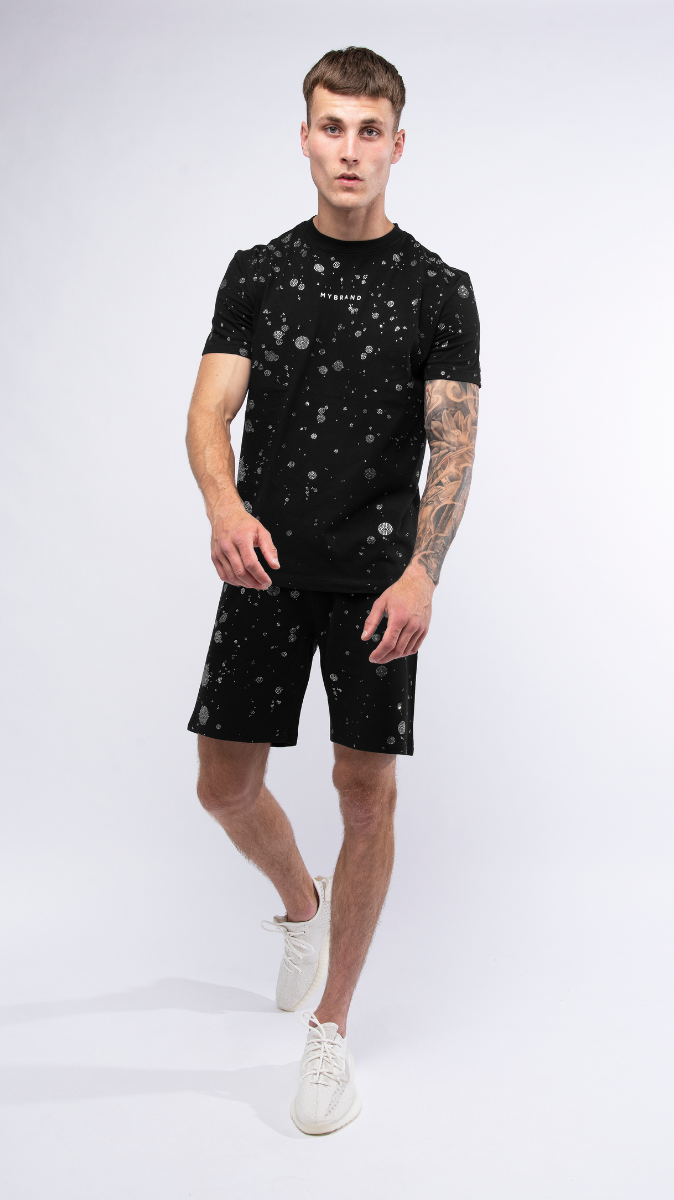 RHINESTONE SPLASH MB | BLACK