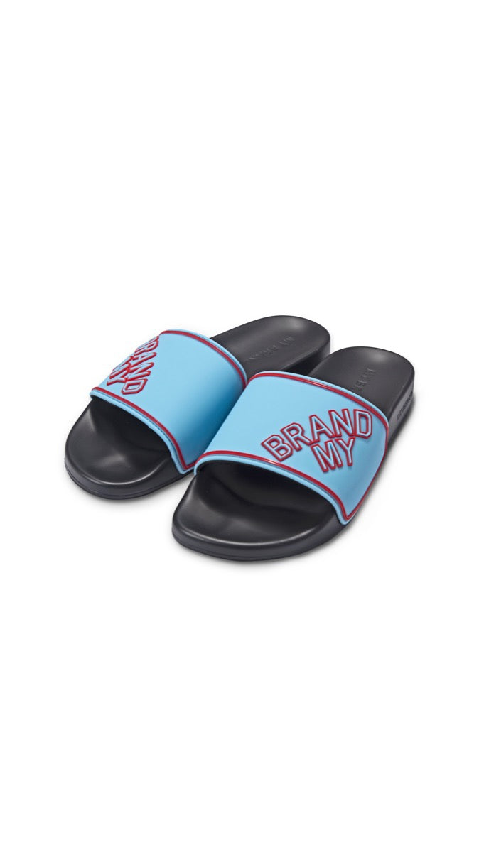 MY BRAND SKEW SLIPPER | LIGHT BLUE