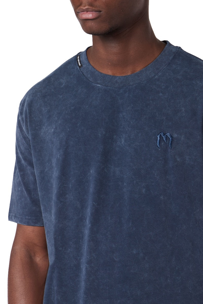 Acid Wash M T-Shirt Asphalt | NAVY