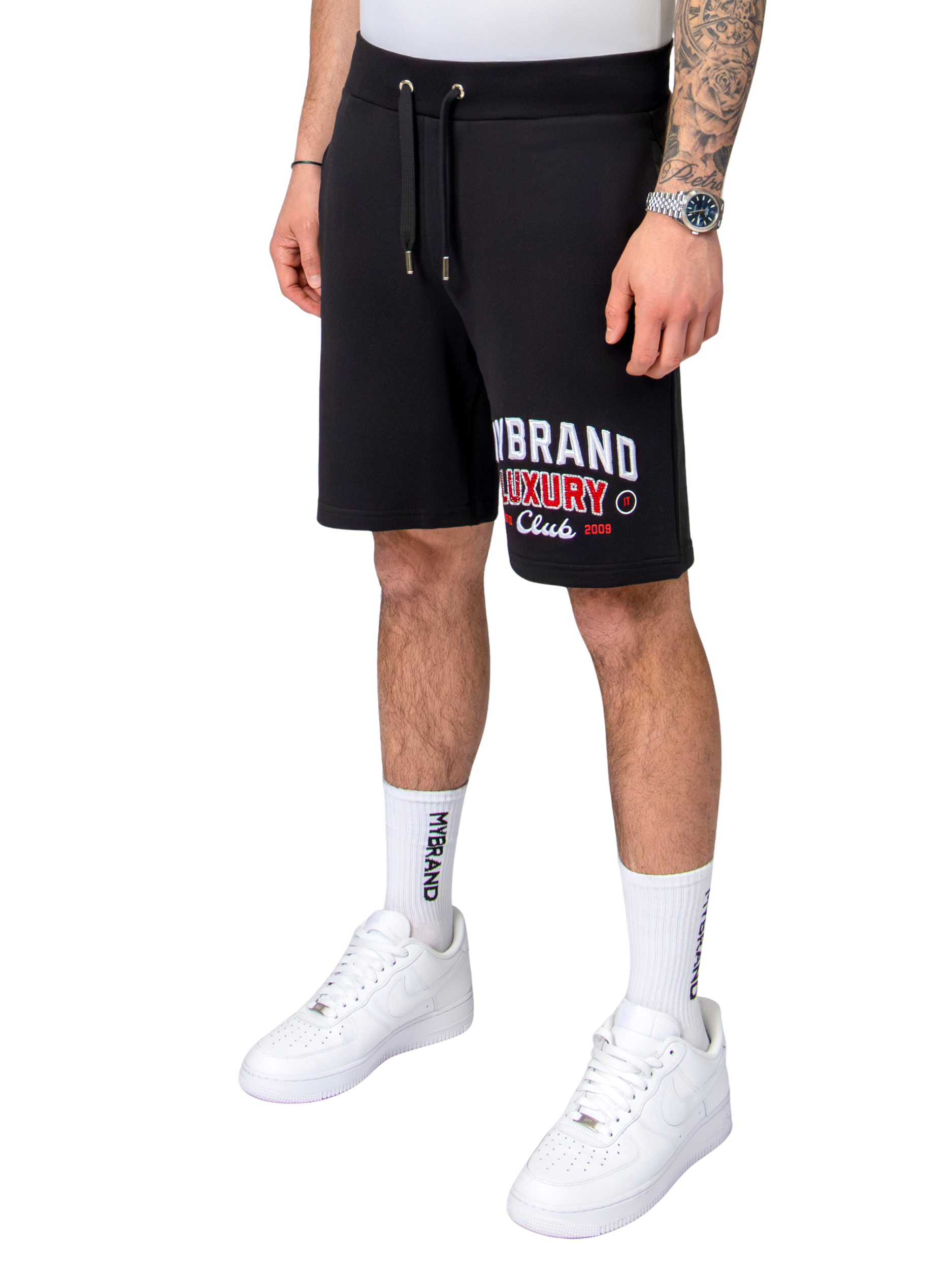 Luxury Club MYBRAND short | BLACK