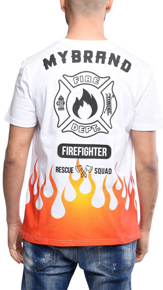 Mb Fire T-Shirt White