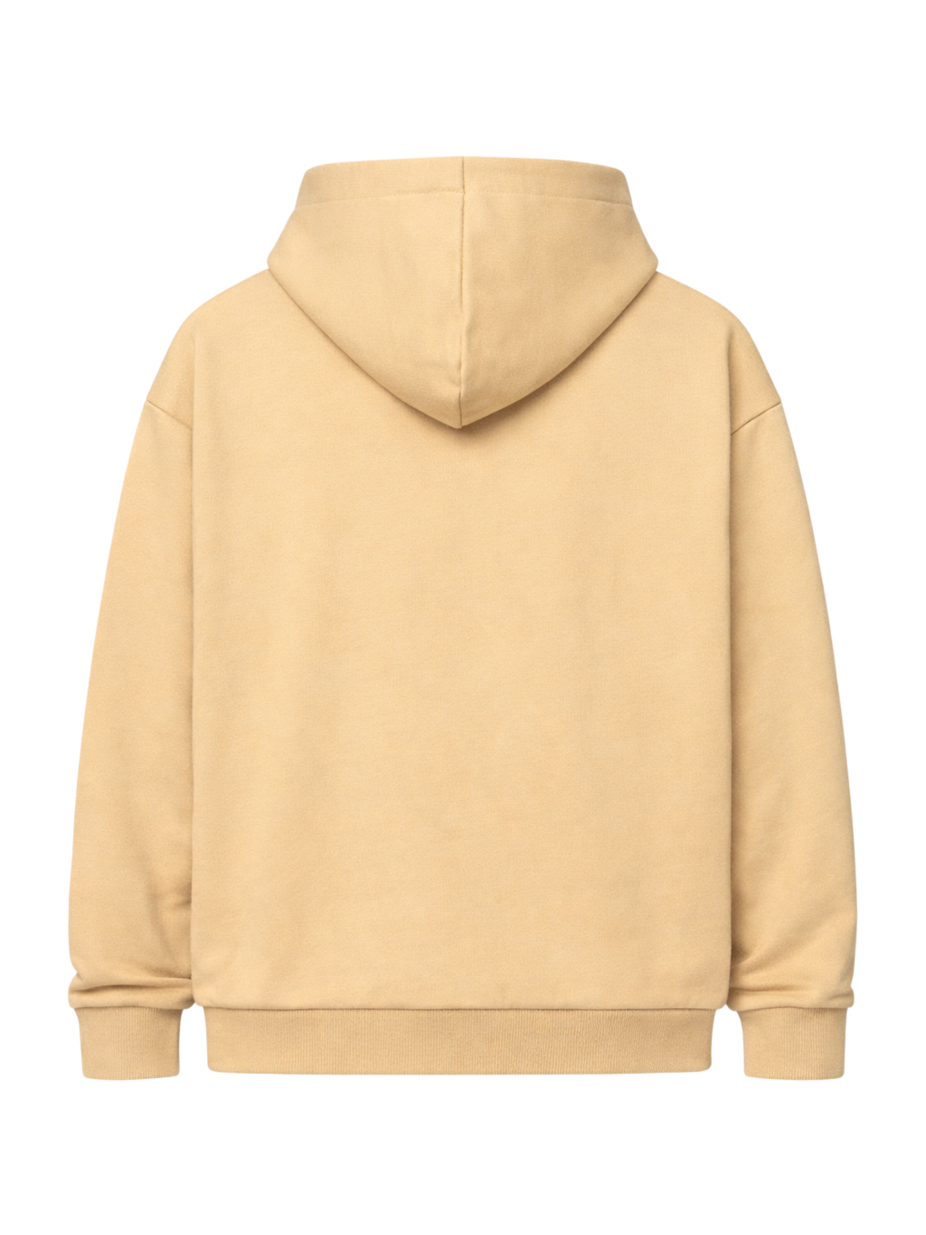 MYBRAND STRASS LETTERING HOODIE | BEIGE