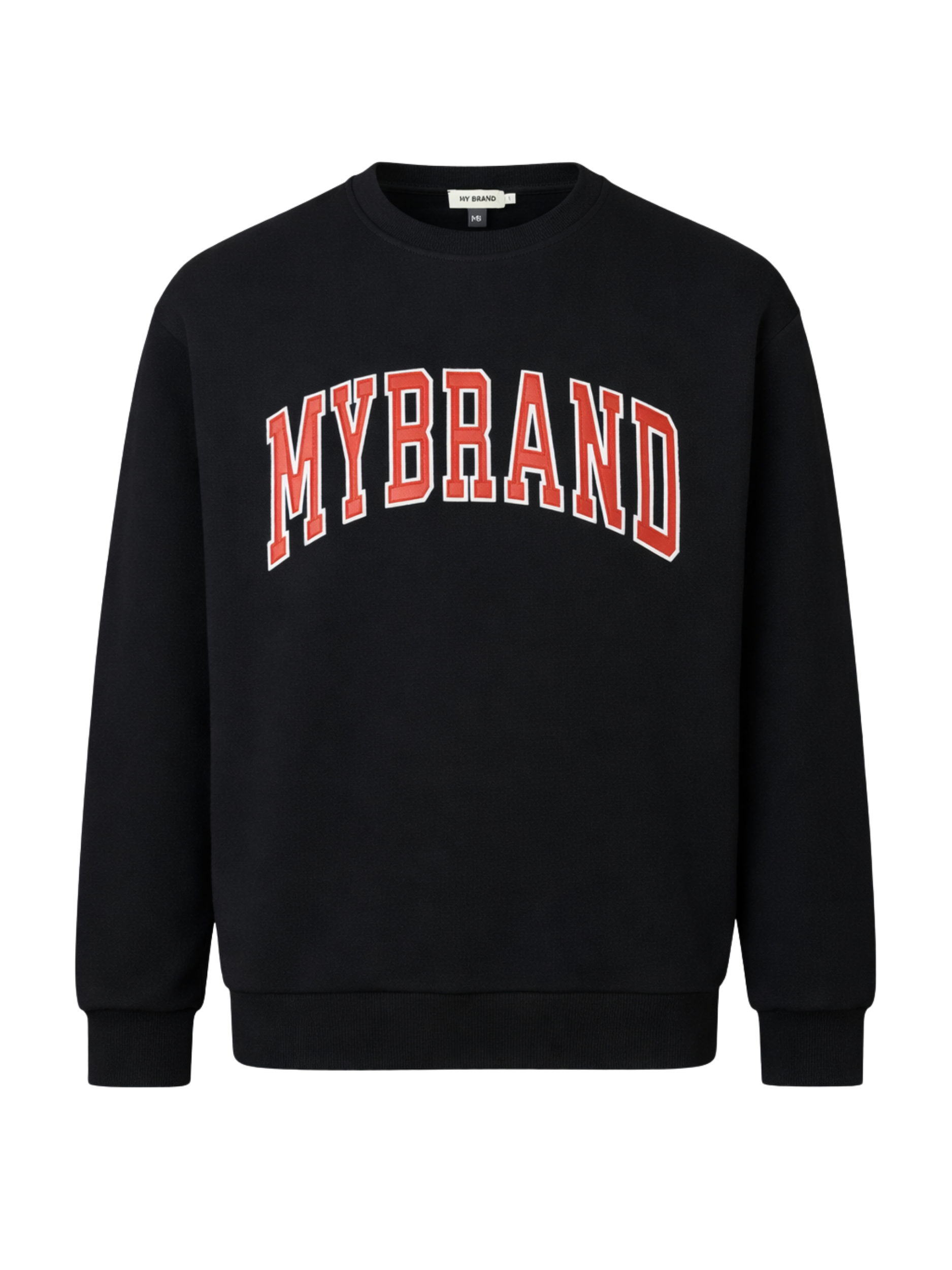 MYBRAND VARSITY RED COLLEGE  SWEATER | BLACK