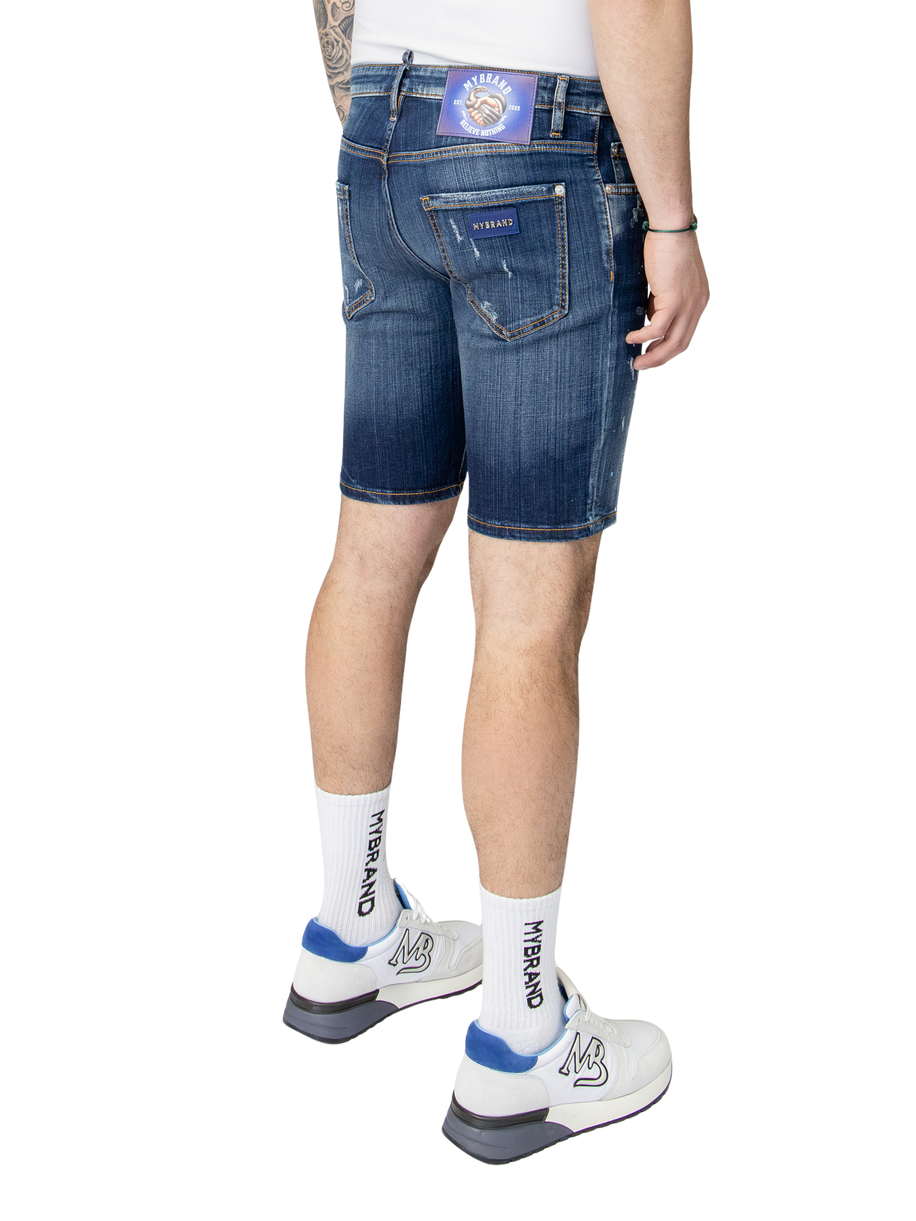 MB BELIEVE NOTHING SHORT JEANS | DENIM