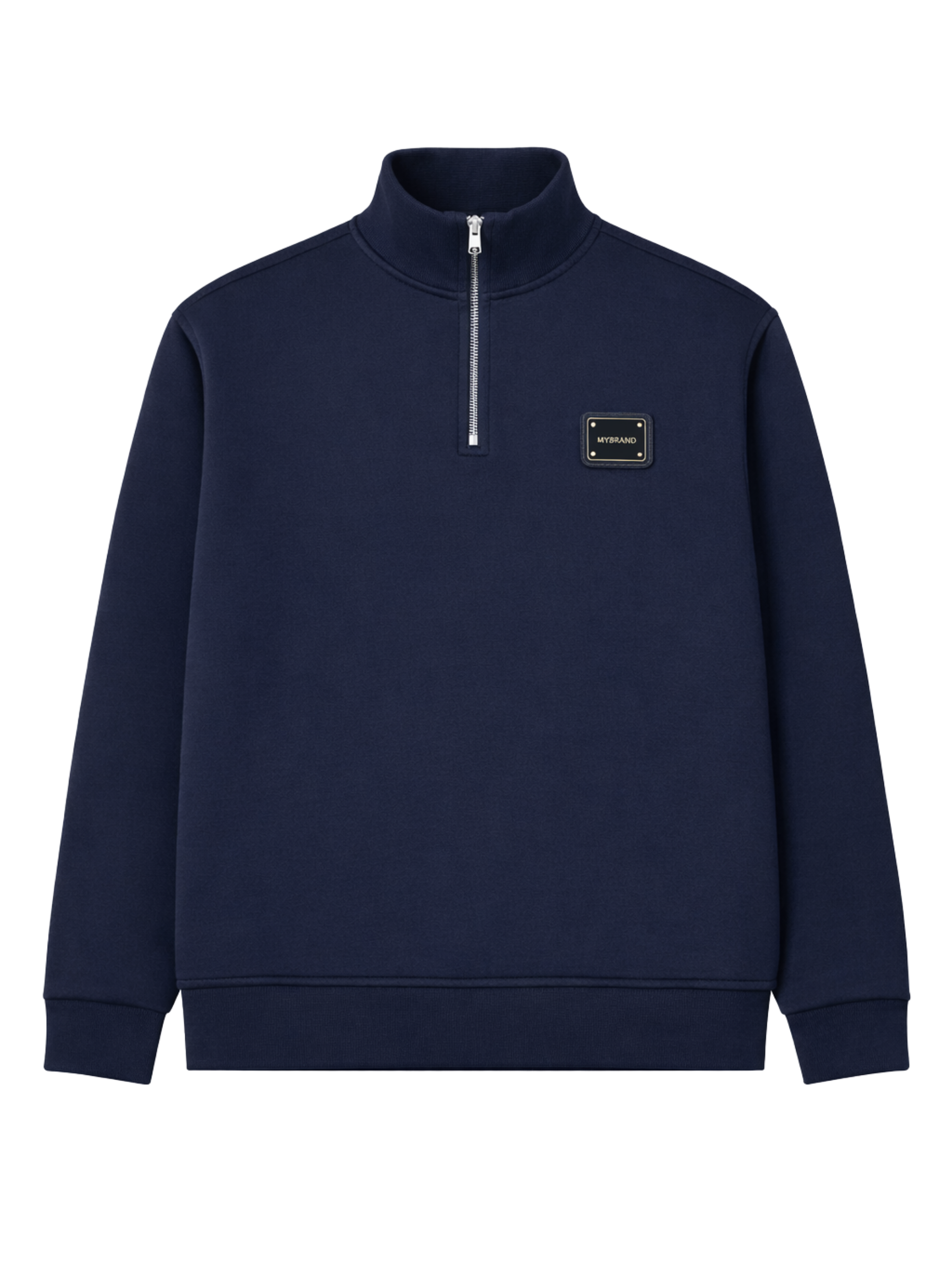 MB ESSENTIALS HALF ZIP SWEATER | NAVY