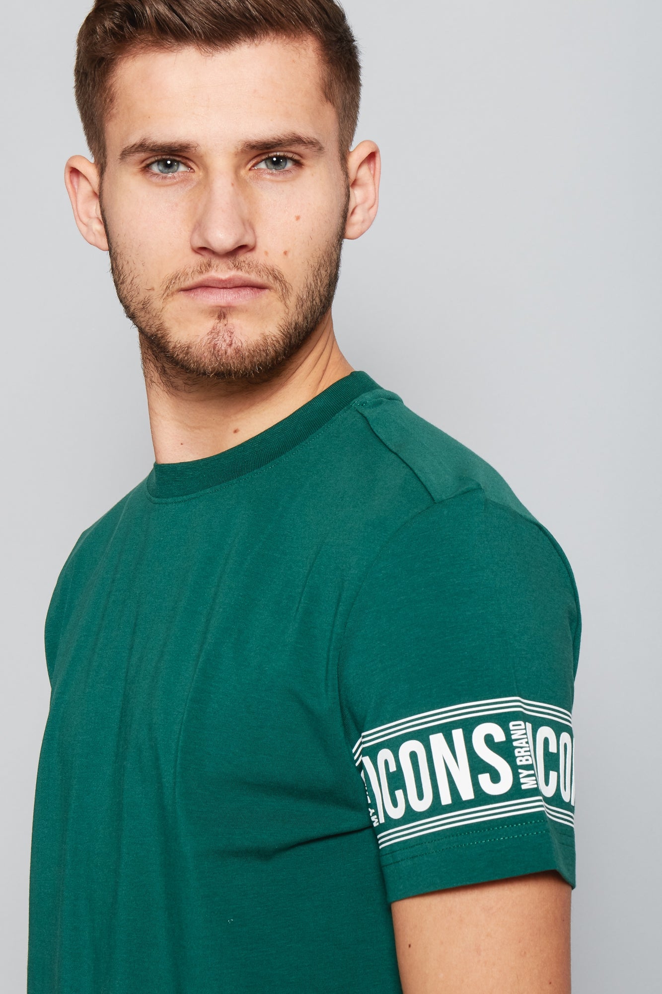 ICONS SLEEVE T-SHIRT | ARMY