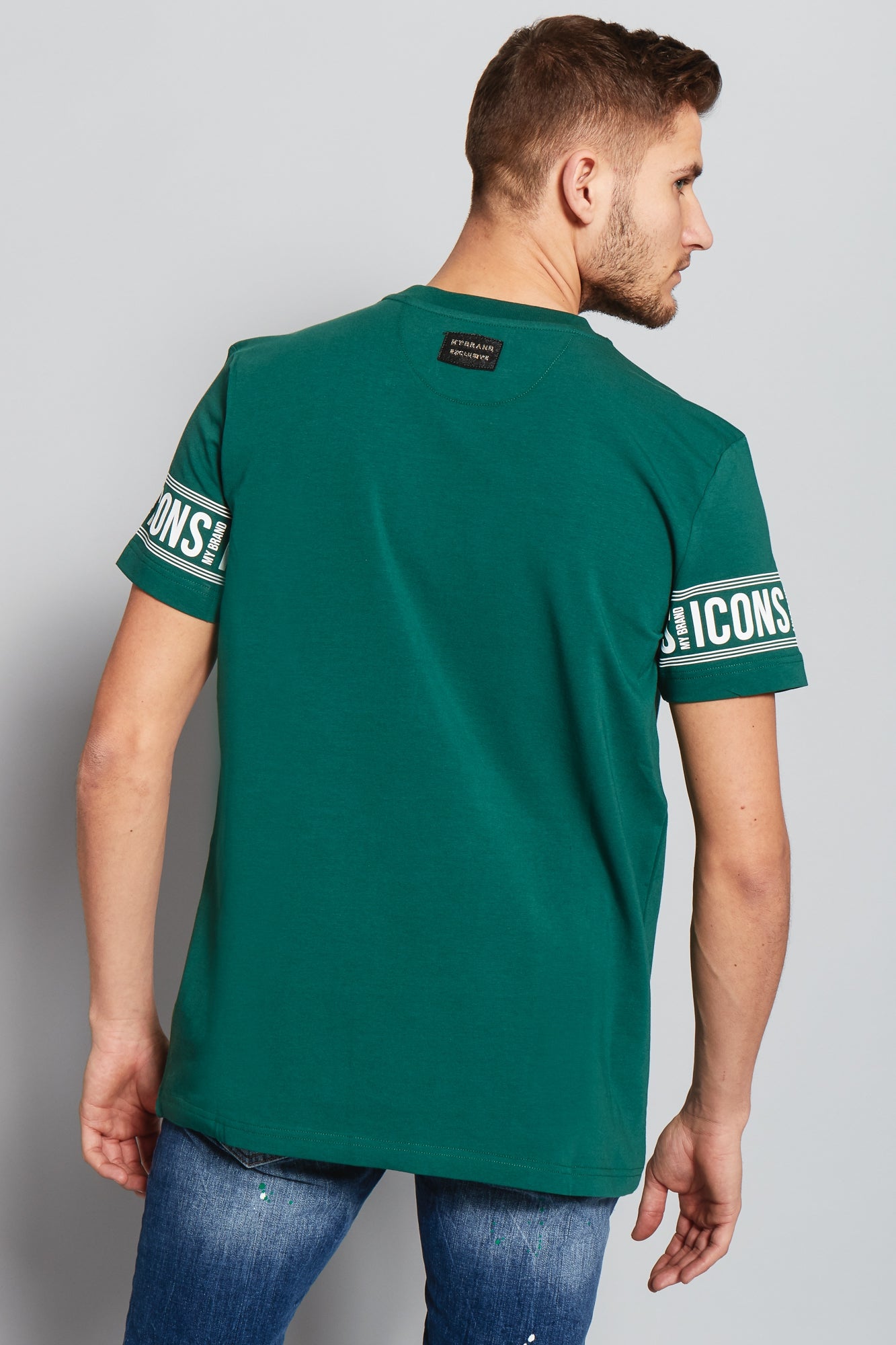 ICONS SLEEVE T-SHIRT | ARMY