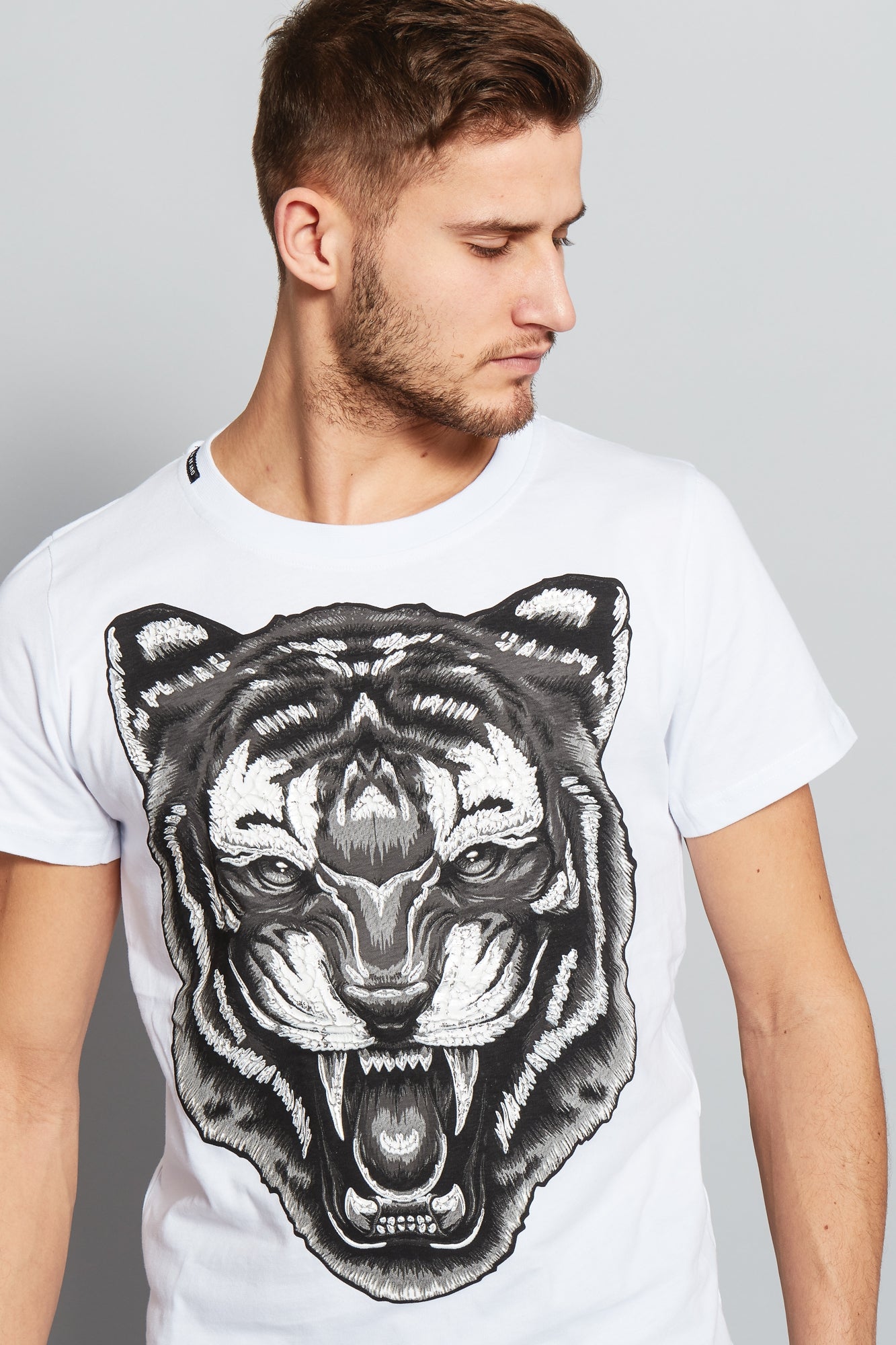 Scream Tiger T-Shirt | WHITE