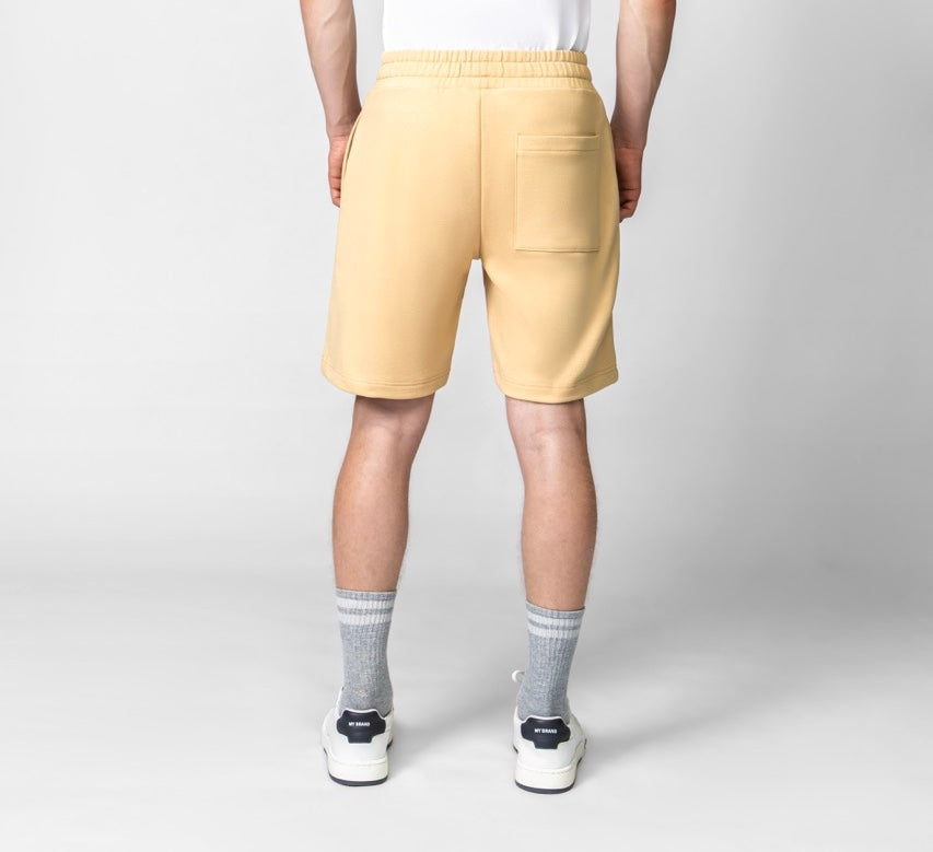 MB ESSENTIALS COTTON SHORT PANTS | BEIGE
