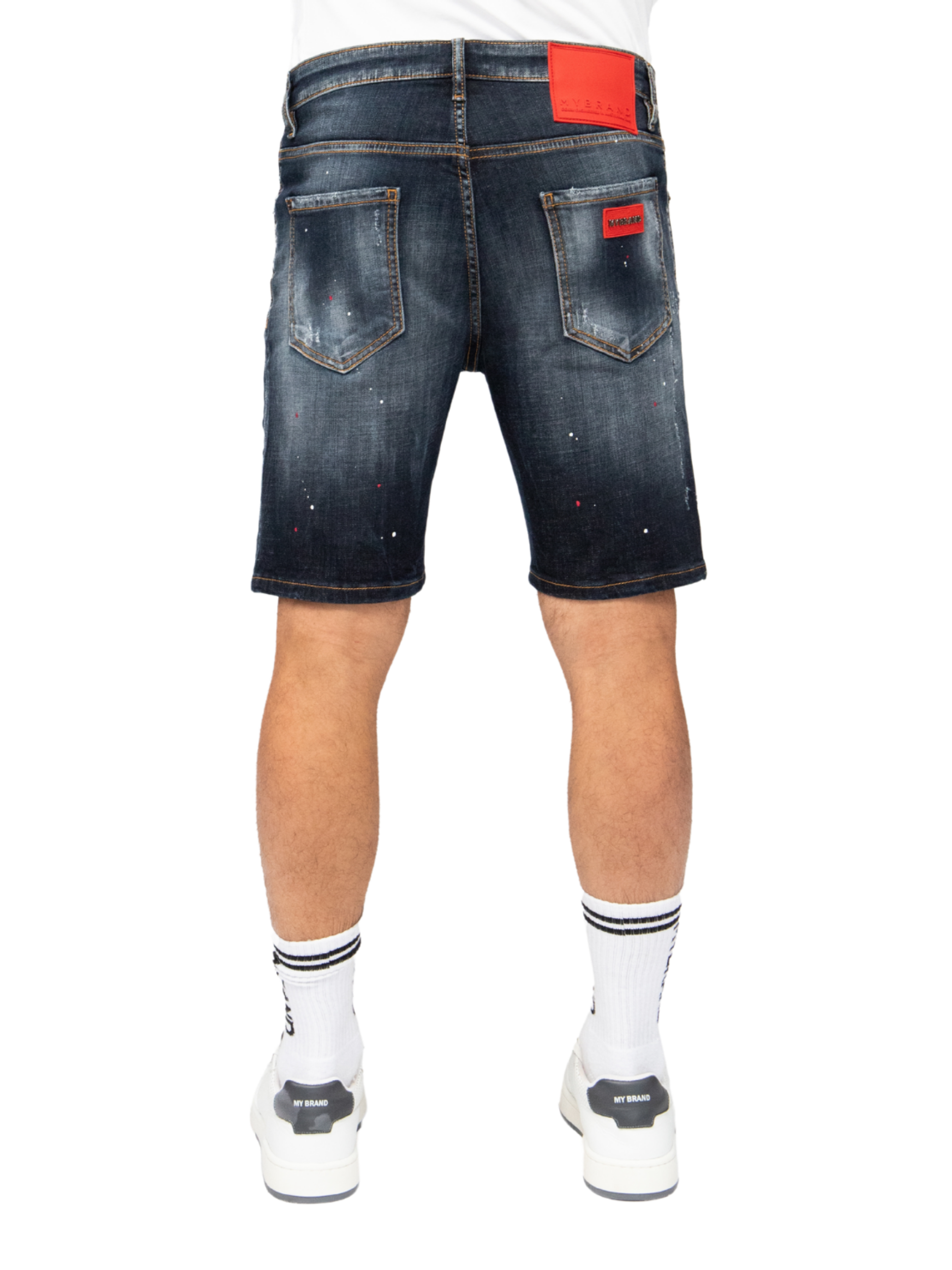 Indigo Distressed Edge Denim | DENIM