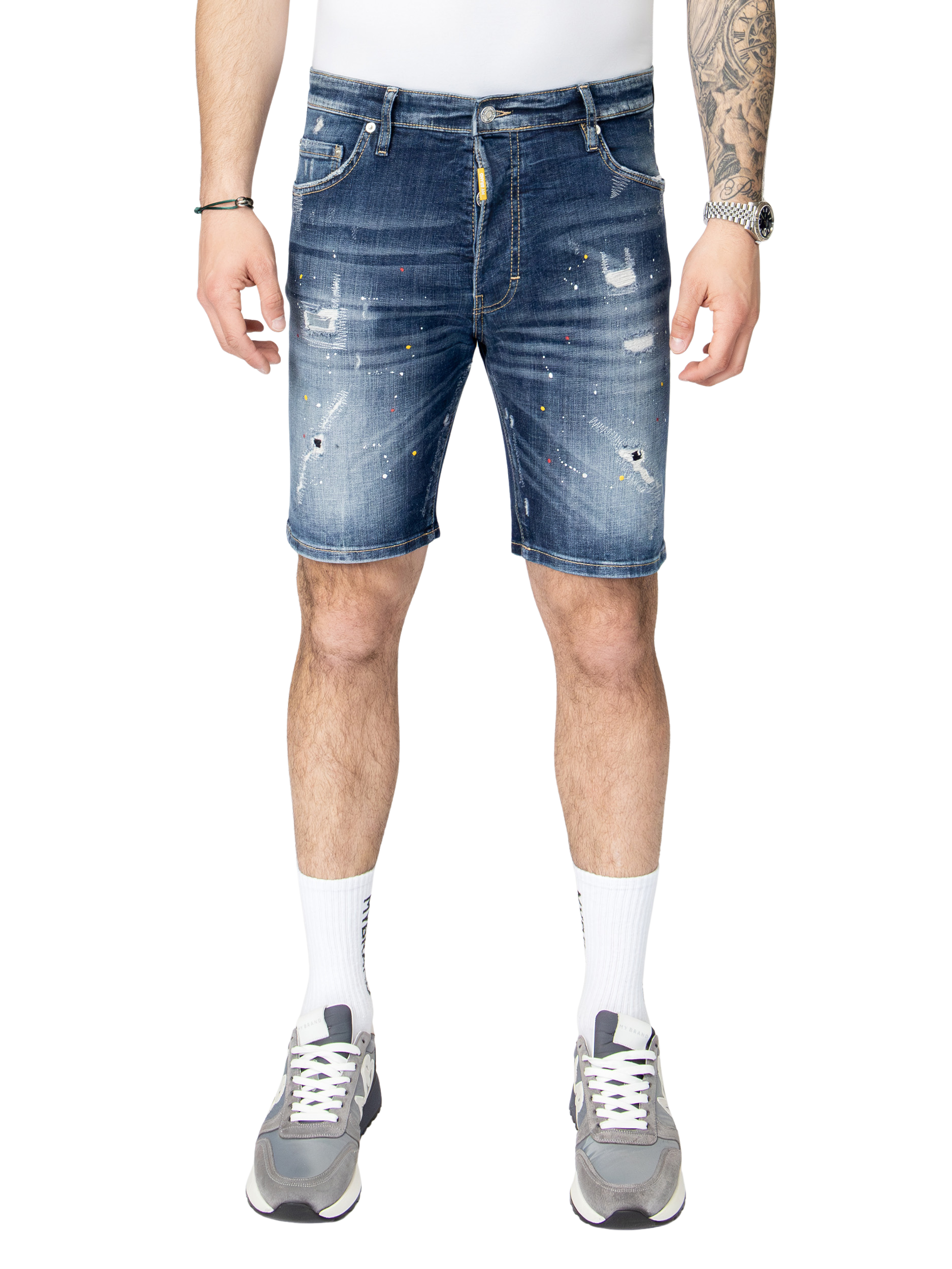 MYB BORN IN ITALY SHORT JEANS | DENIM