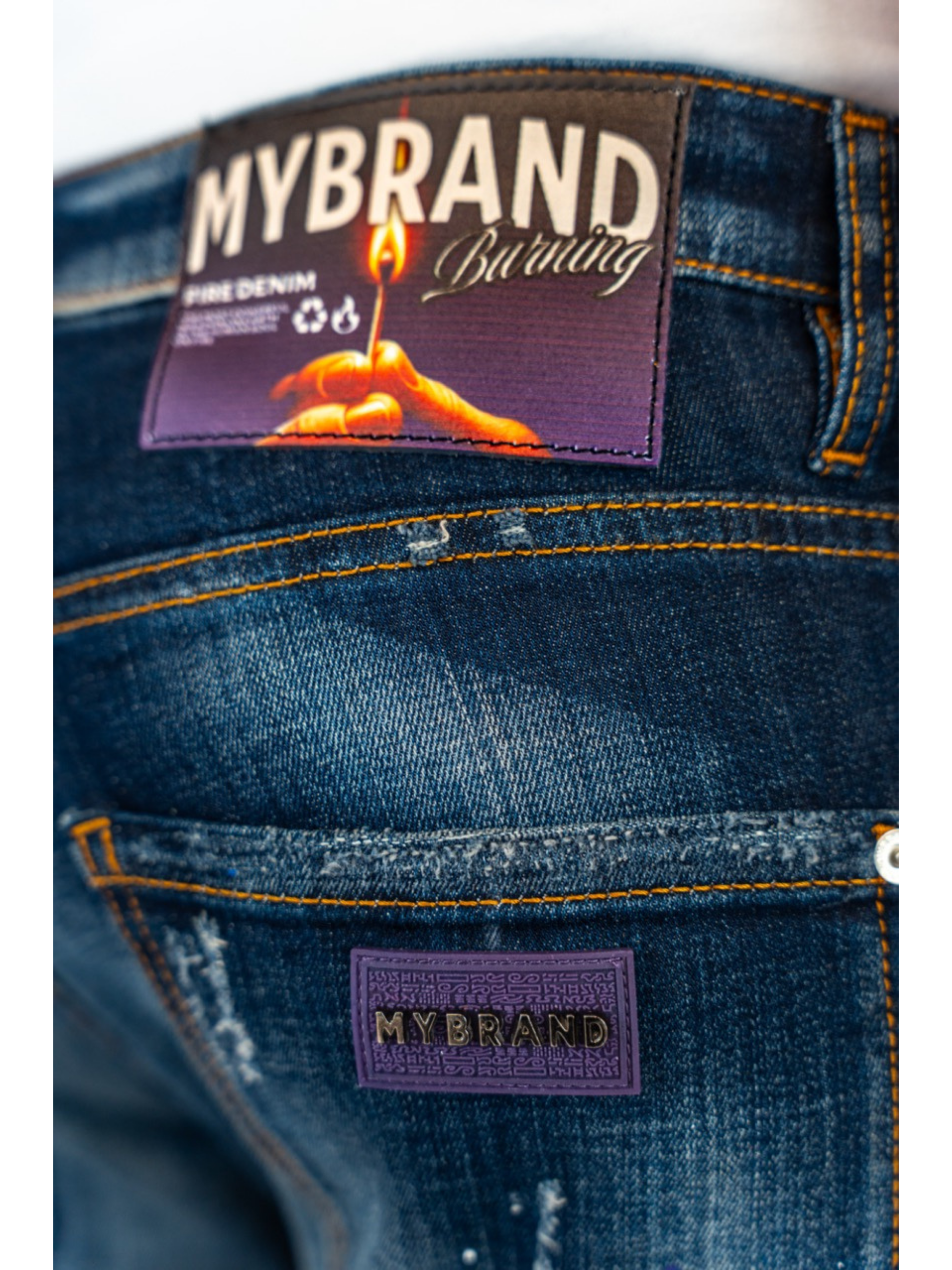 MYBRAND FIRE DENIM JEANS | DENIM