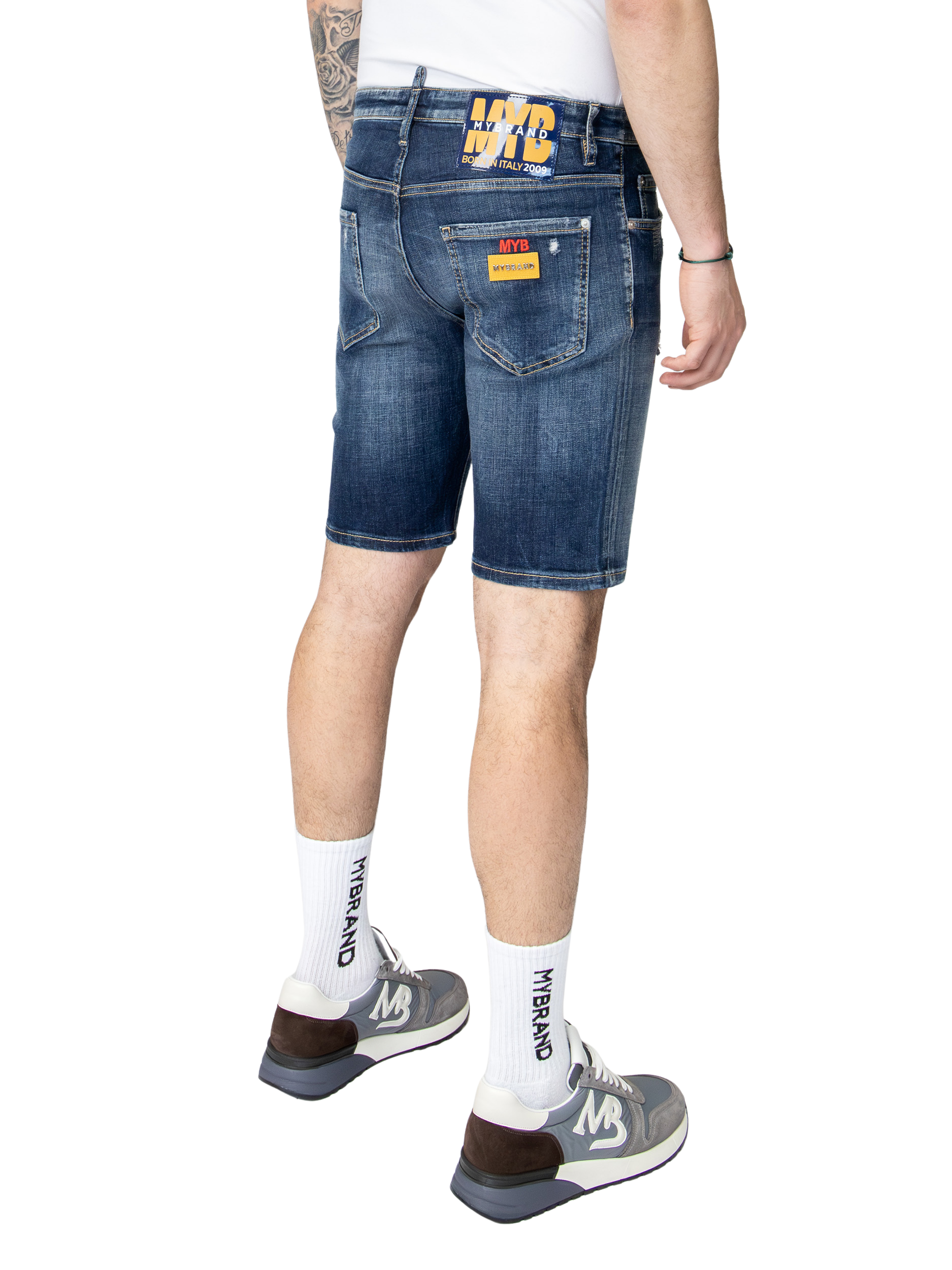 MYB BORN IN ITALY SHORT JEANS | DENIM