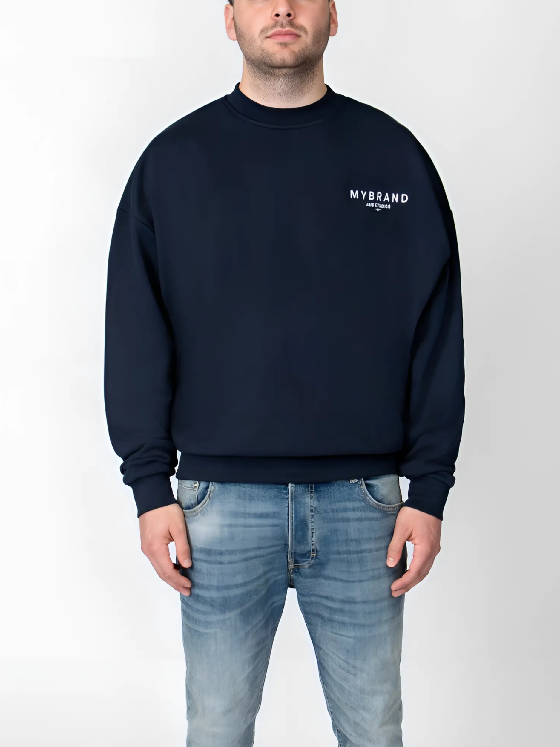 MYBRAND AMSTERDAM STUDIOS SWEATER | NAVY