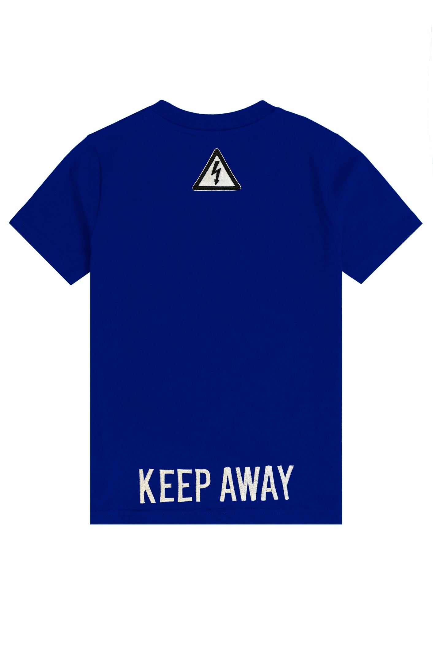 Caution Voltage T-Shirt Blue | KOBALT BLUE