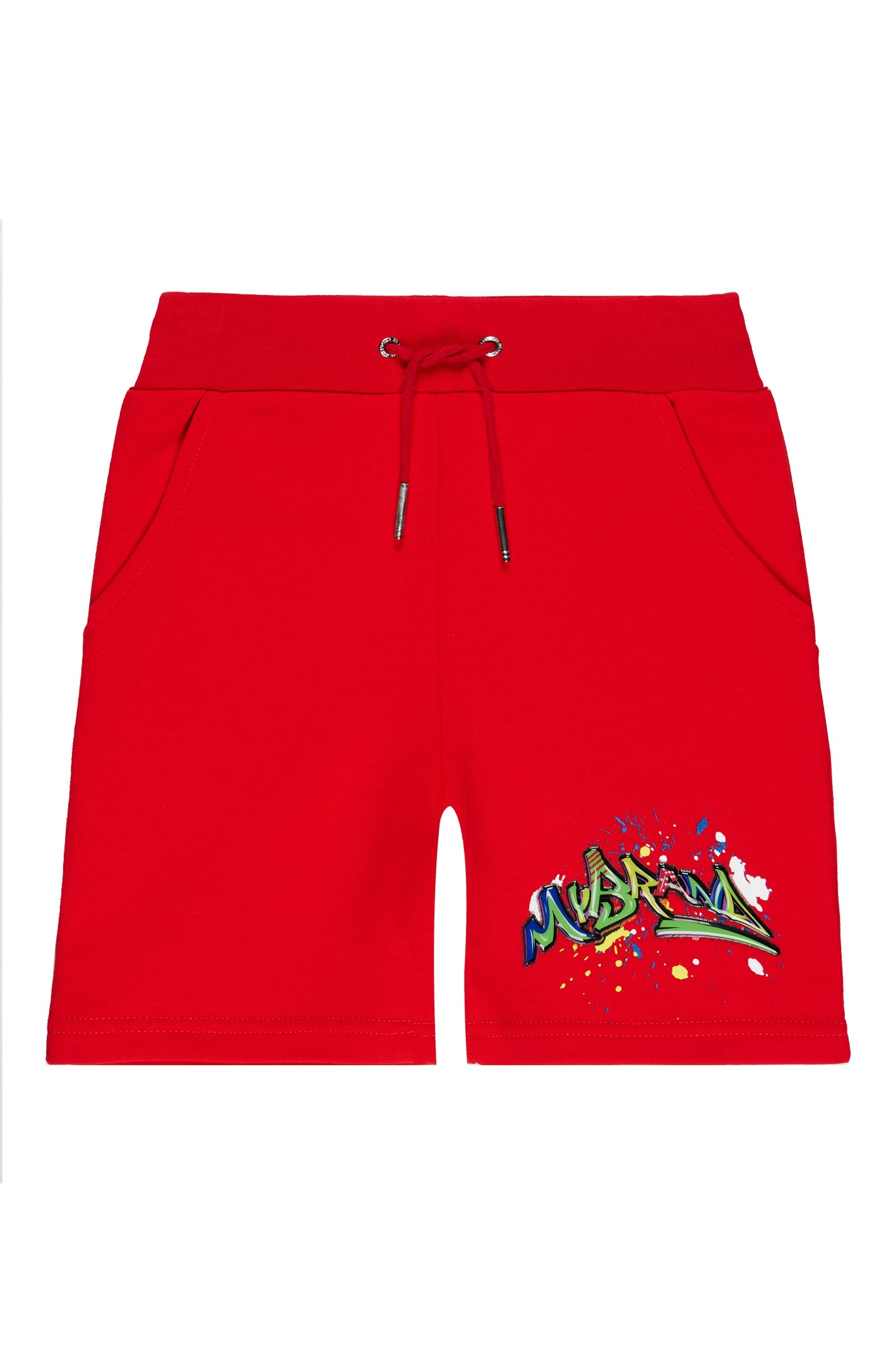 GRAFFITI SHORT PANT | RED