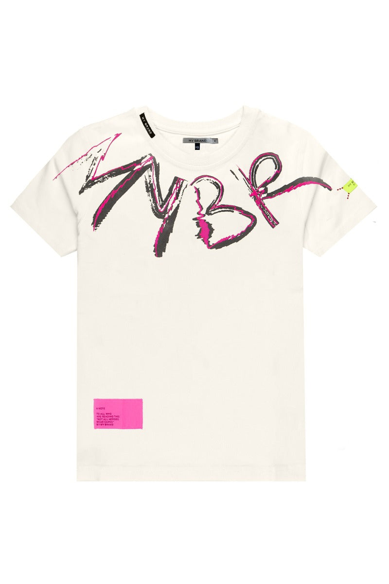 MYBRAND DNA T-SHIRT | OFF-WHITE