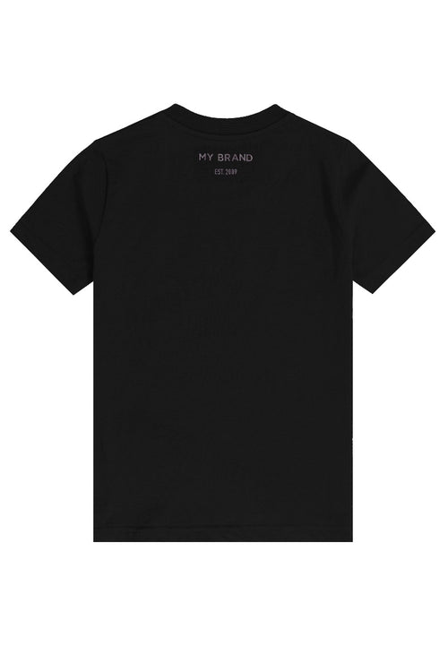 Facade Street Letters T-Shirt | BLACK