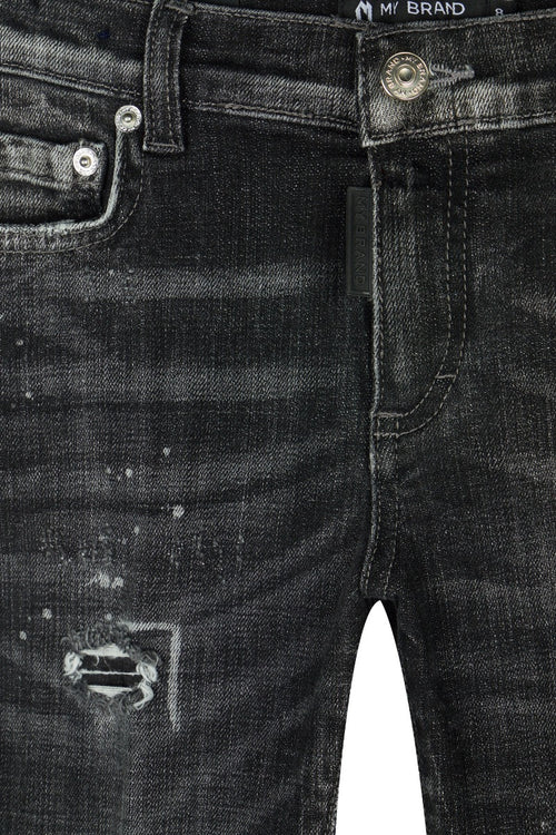 Black Washed Denim Jeans | BLACKJEANS